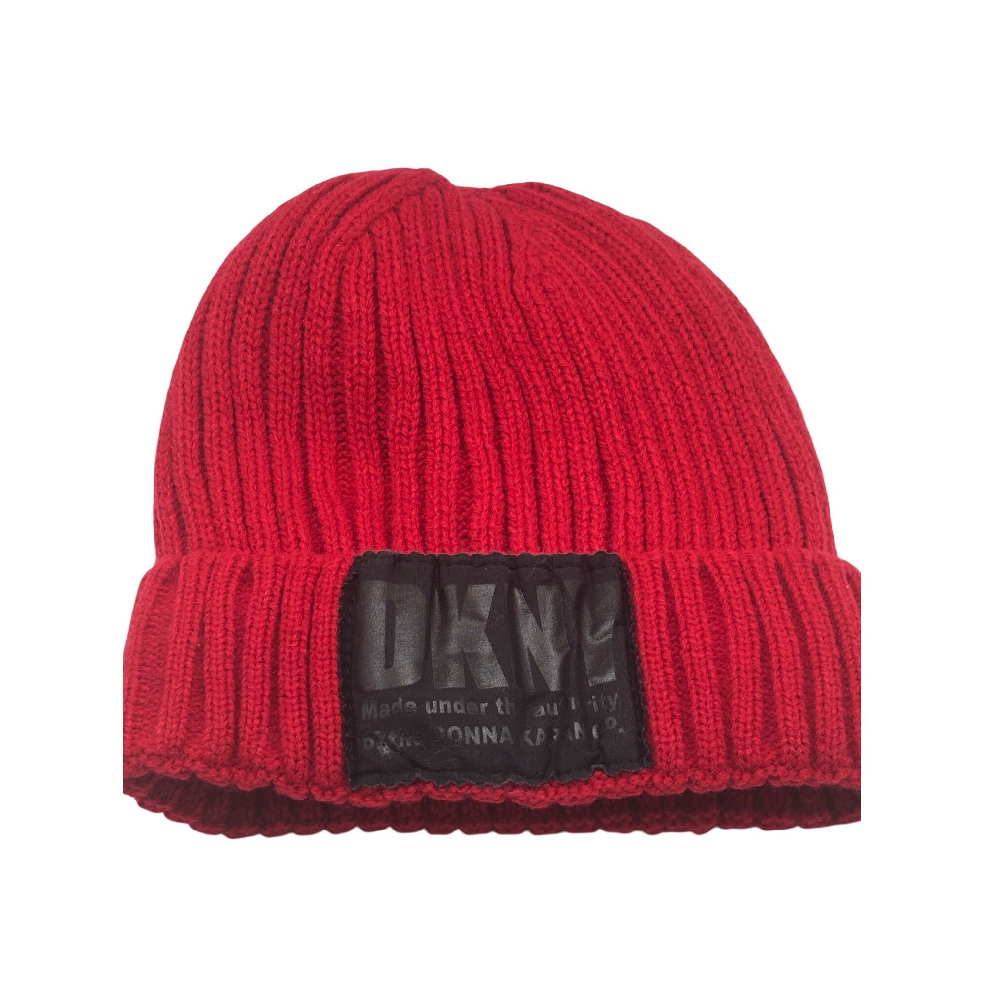 DKNY DKNY Fleece-Lined Knit Beanie, Red Size ONE SIZE - 11 Thumbnail