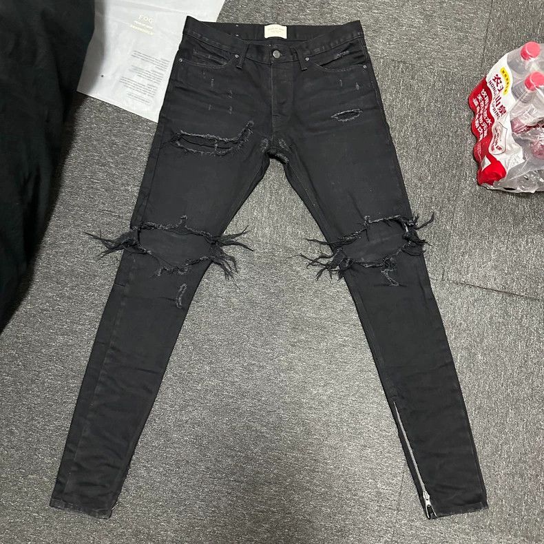 Fear of God Fear of God Genuine black jeans Size US 31 - 1 Thumbnail