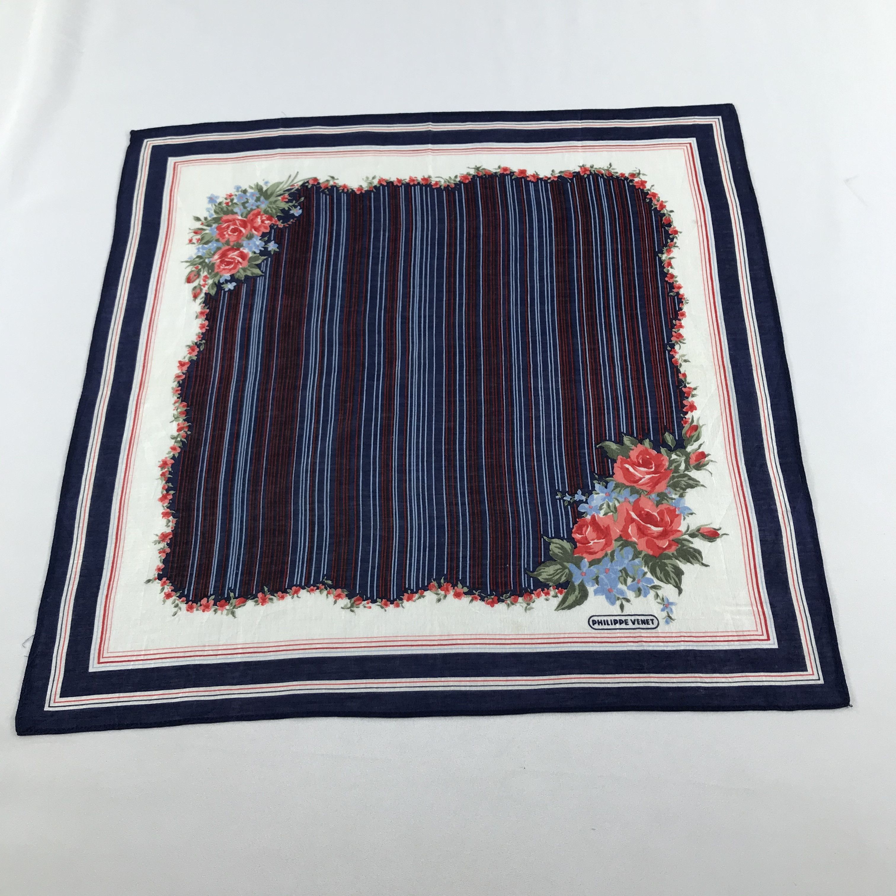 Vintage Philippe V Handkerchief Neckerchief Bandana H989 Size ONE SIZE - 2 Thumbnail