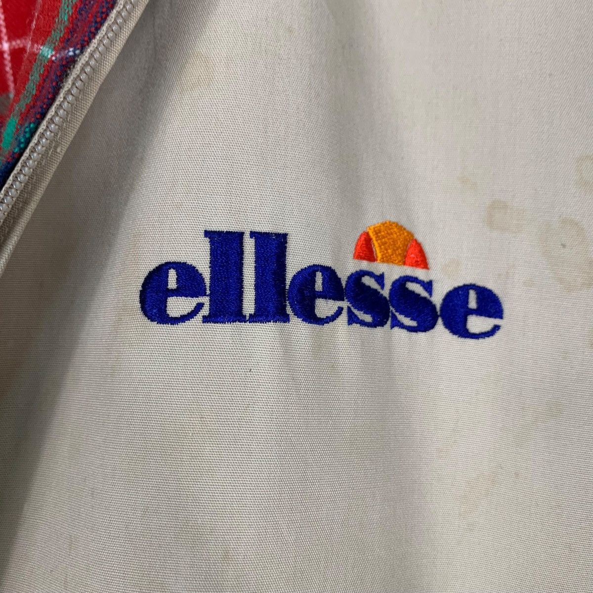 Ellesse ELLESSE Red Tartan Lined Turtleneck Jacket #1163-C53 Size US L / EU 52-54 / 3 - 15 Thumbnail