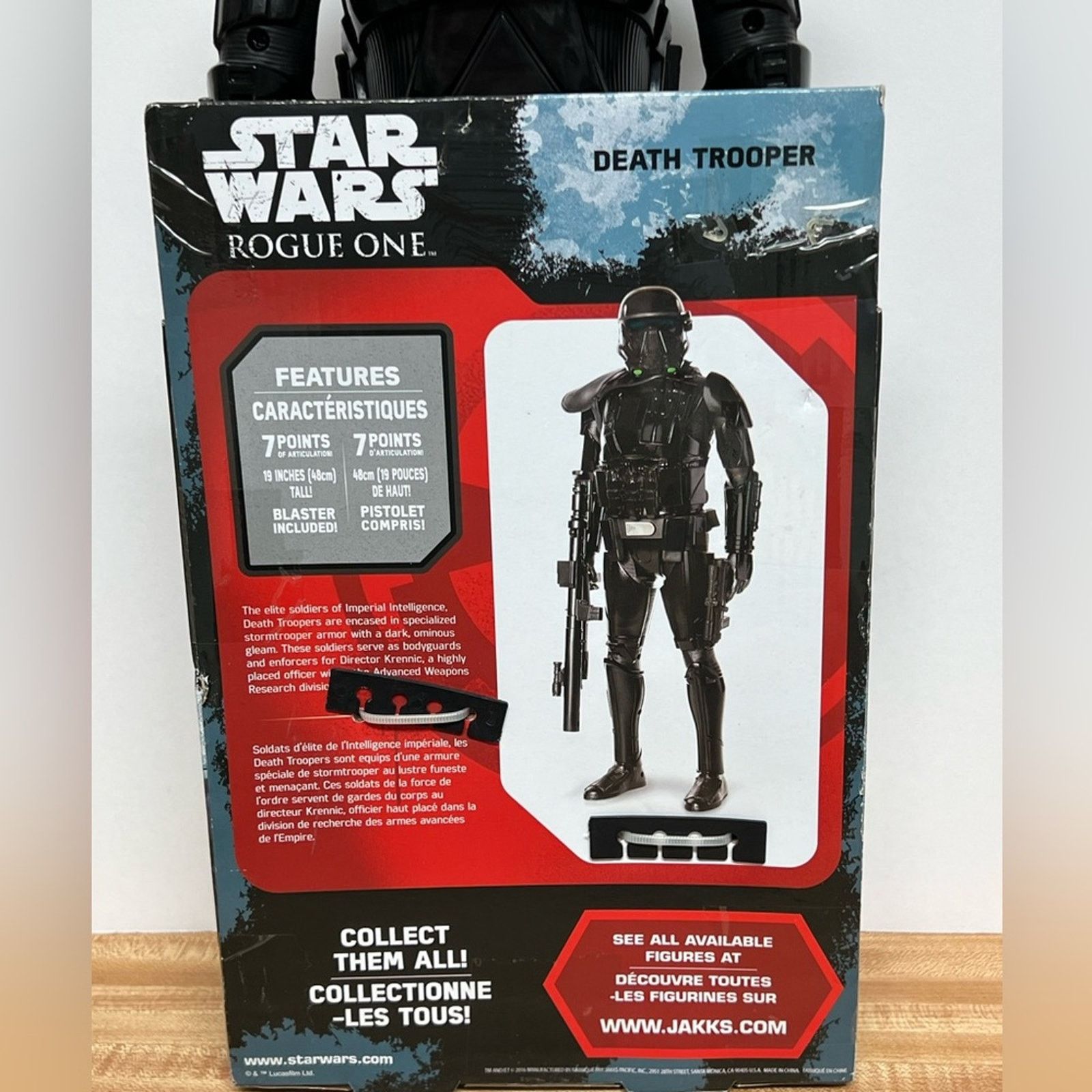 Star Wars DEATH TROOPER ( 19" ) STAR WARS ROGUE FIGS DISNEY / HASBRO Size US XXL / EU 58 / 5 - 4 Thumbnail