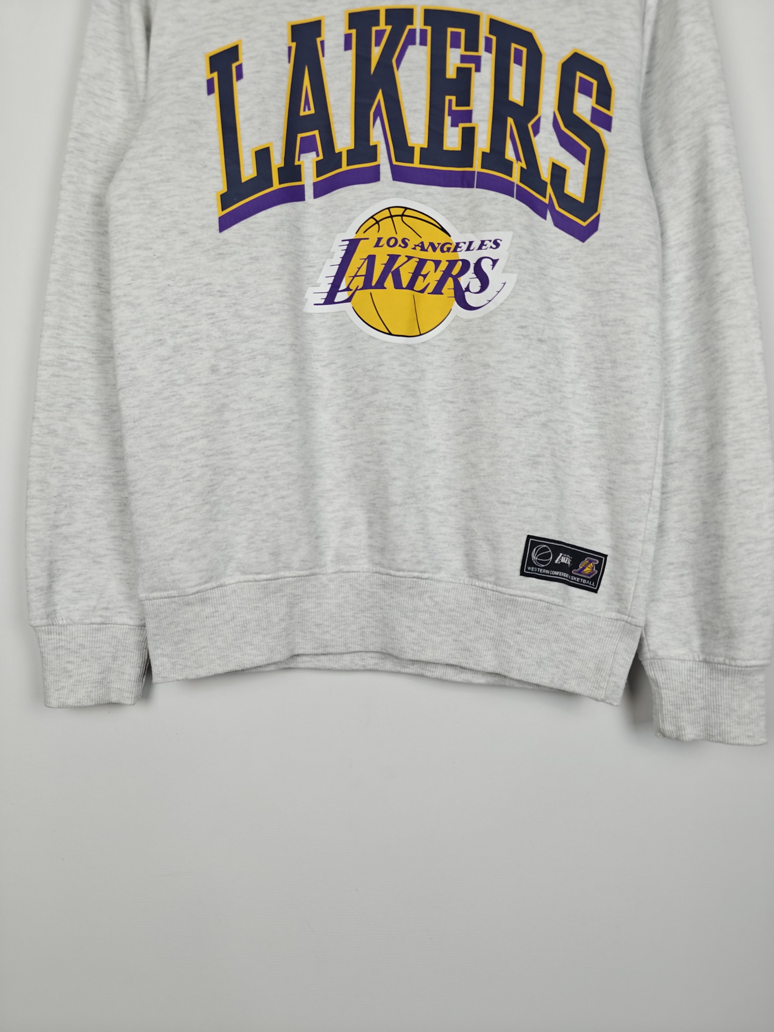NBA NBA Lakers Sweatshirt Crewneck Logo Pullover Gray size S Size US S / EU 44-46 / 1 - 3 Thumbnail