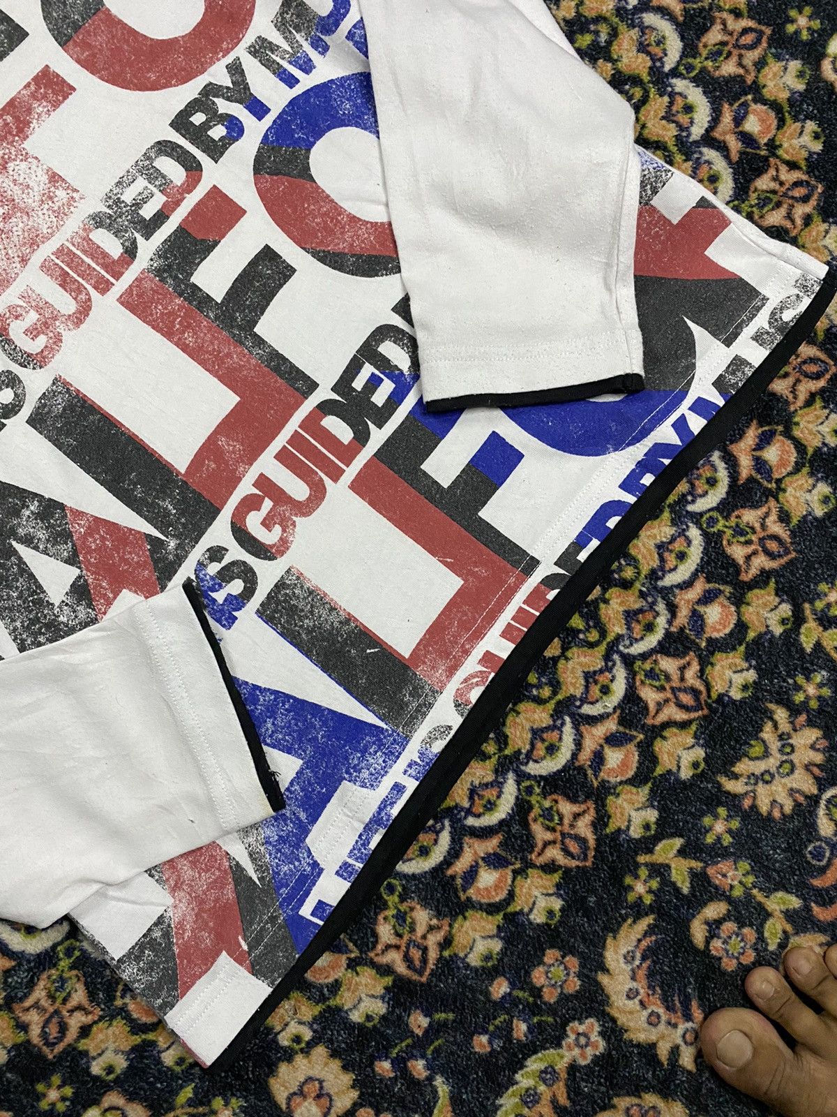 If Six Was Nine × Japanese Brand × Le Grande Bleu (L.G.B.) Euroyal Life Is Guided By Music double colar zip longsleeve Size US L / EU 52-54 / 3 - 6 Thumbnail