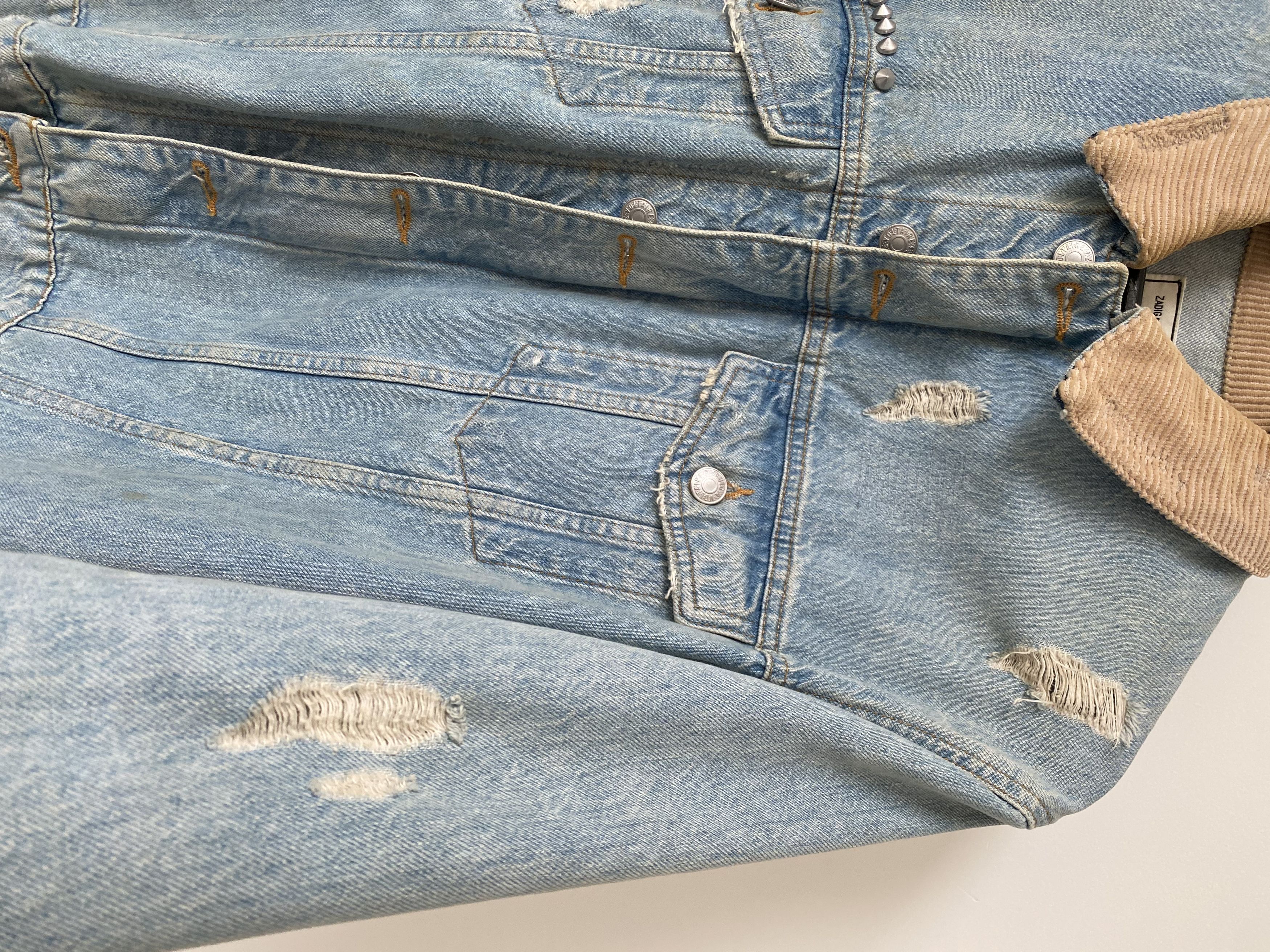 Zadig & Voltaire BASE DESTROY denim jacket Size US M / EU 48-50 / 2 - 6 Thumbnail