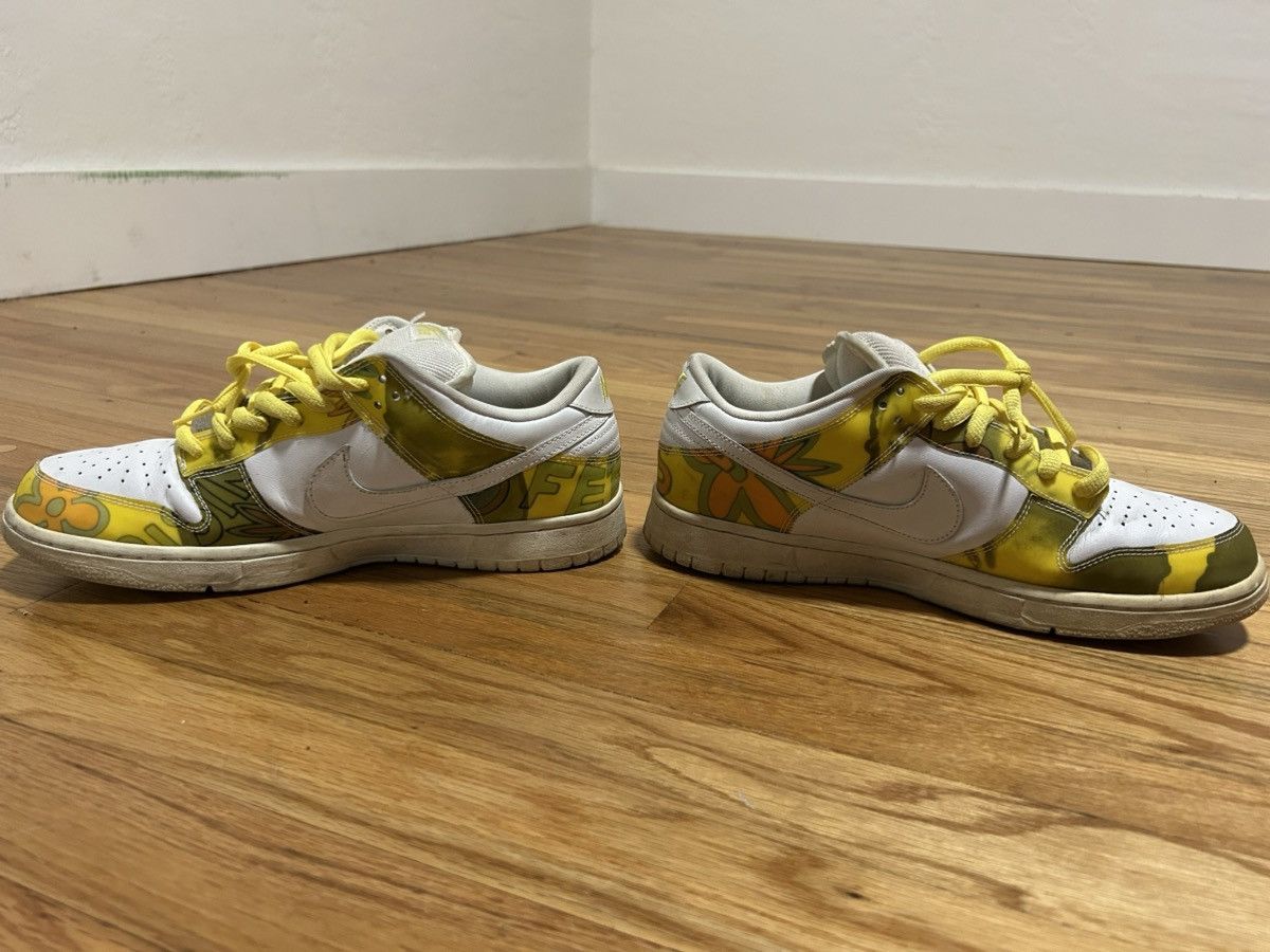 Nike Nike Dunk Low Pro SB De La Soul 2005 White Yellow Size 11 Size US 11 / EU 44 - 3 Thumbnail