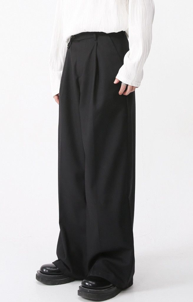 Japanese Brand Casual loose straight retro suit trousers Size US 32 / EU 48 - 3 Thumbnail