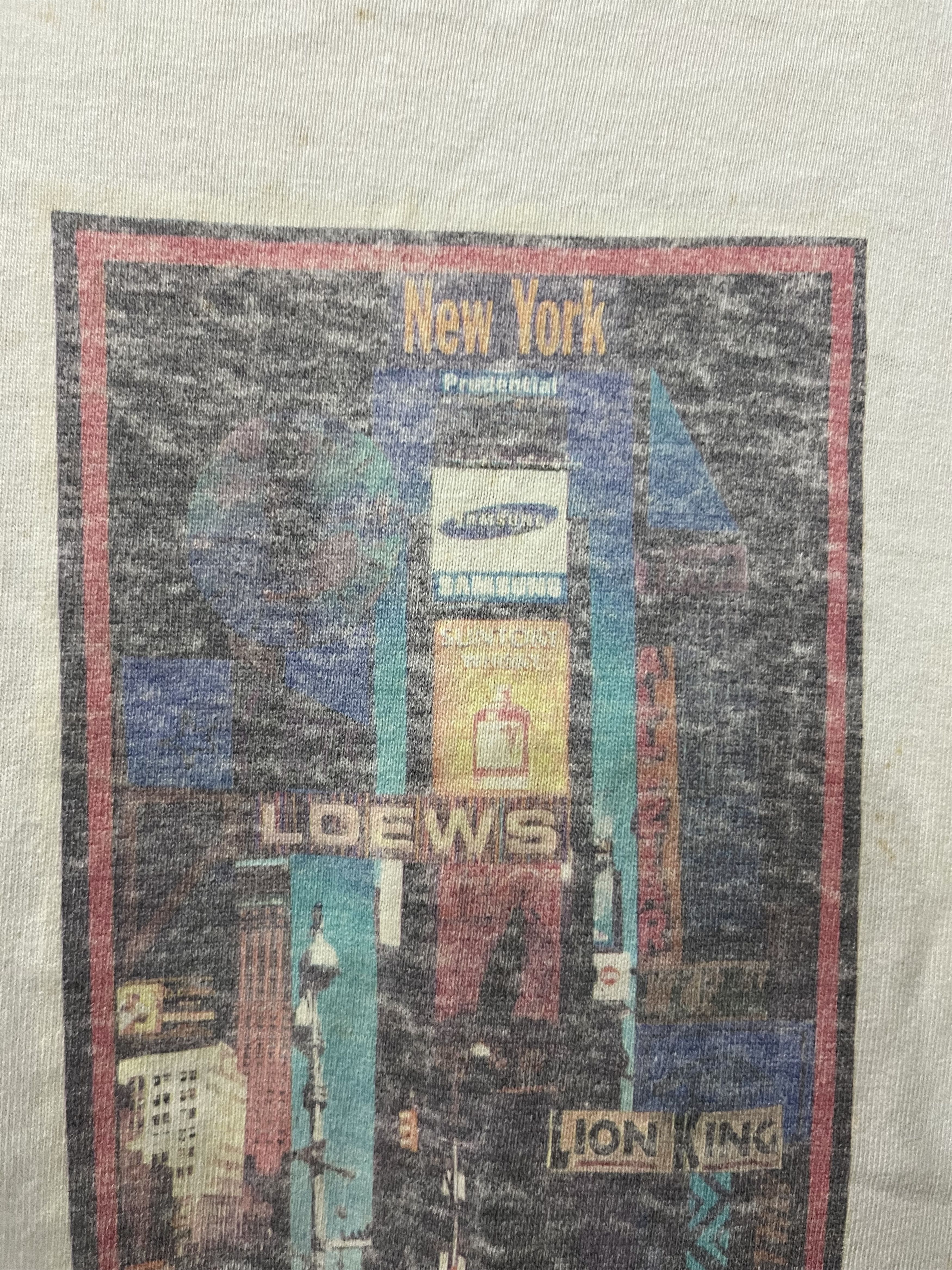 Band Tees 90s New York Prudential PHOTOGRAPH TEE Size US L / EU 52-54 / 3 - 4 Thumbnail