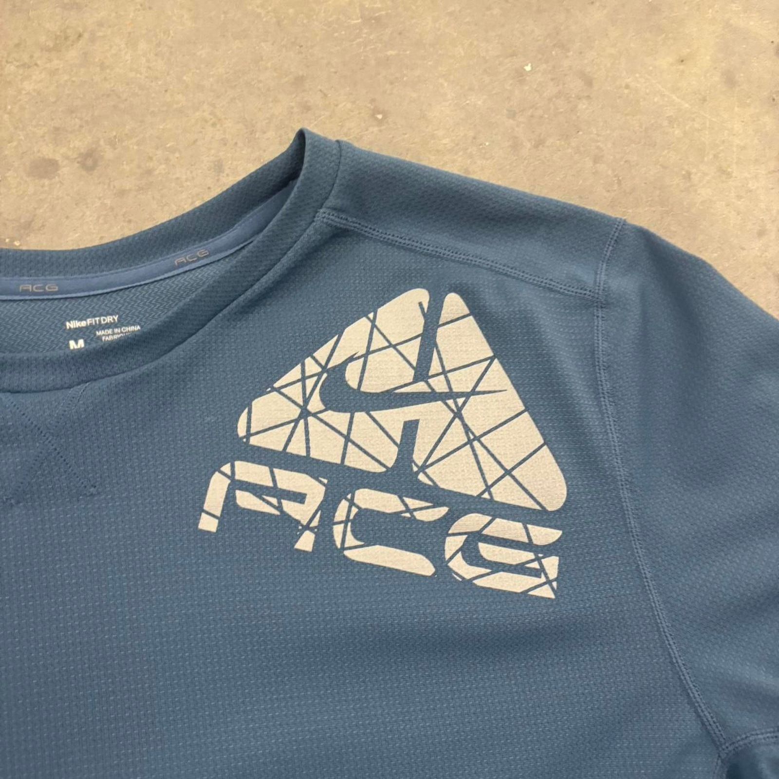 Nike ACG Nike ACG Blue Dry Fit Shirt Size US M / EU 48-50 / 2 - 3 Thumbnail