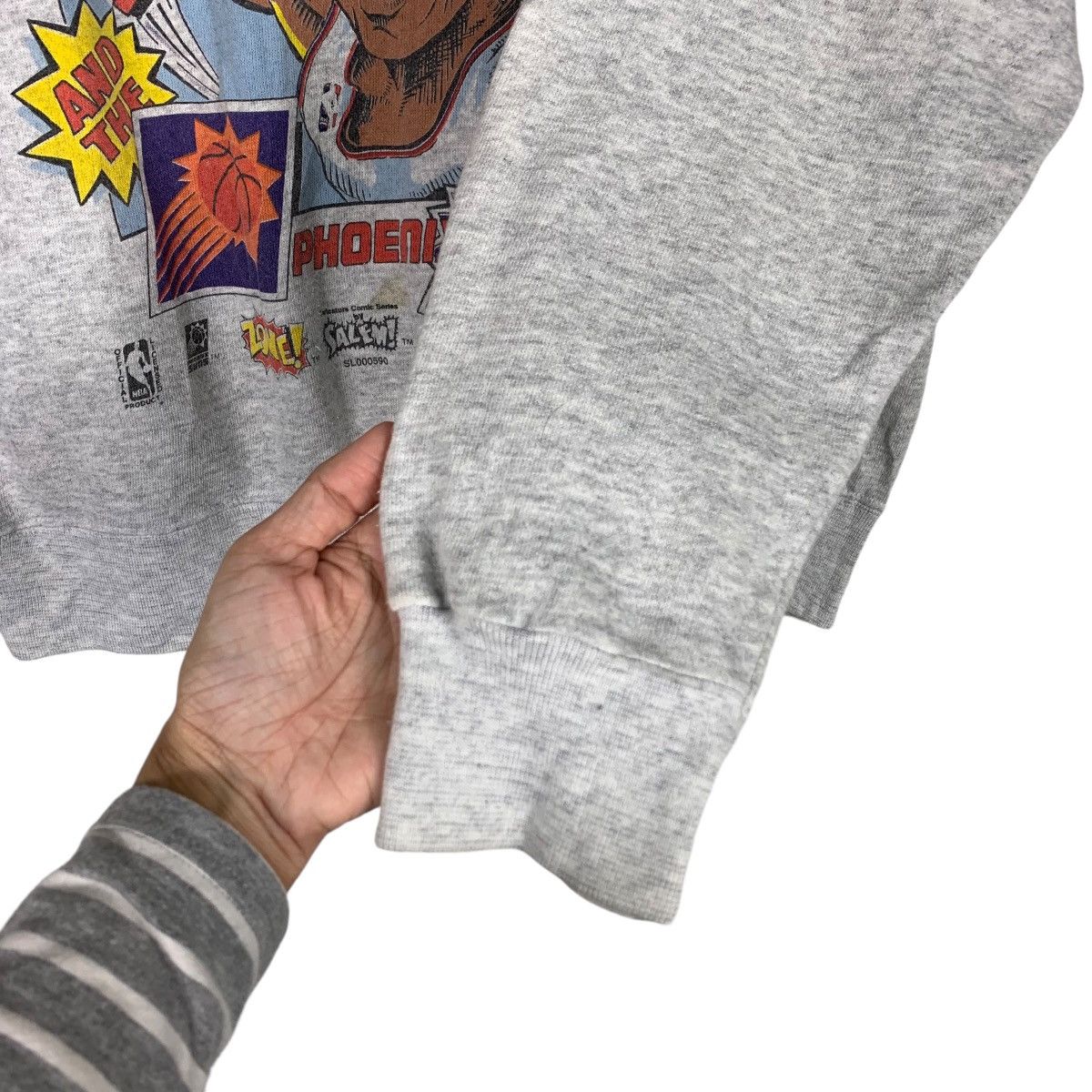 Other Vintage Charles Barkley Phoenix Sun Sweatshirts #0693-C32 Size US L / EU 52-54 / 3 - 10 Thumbnail