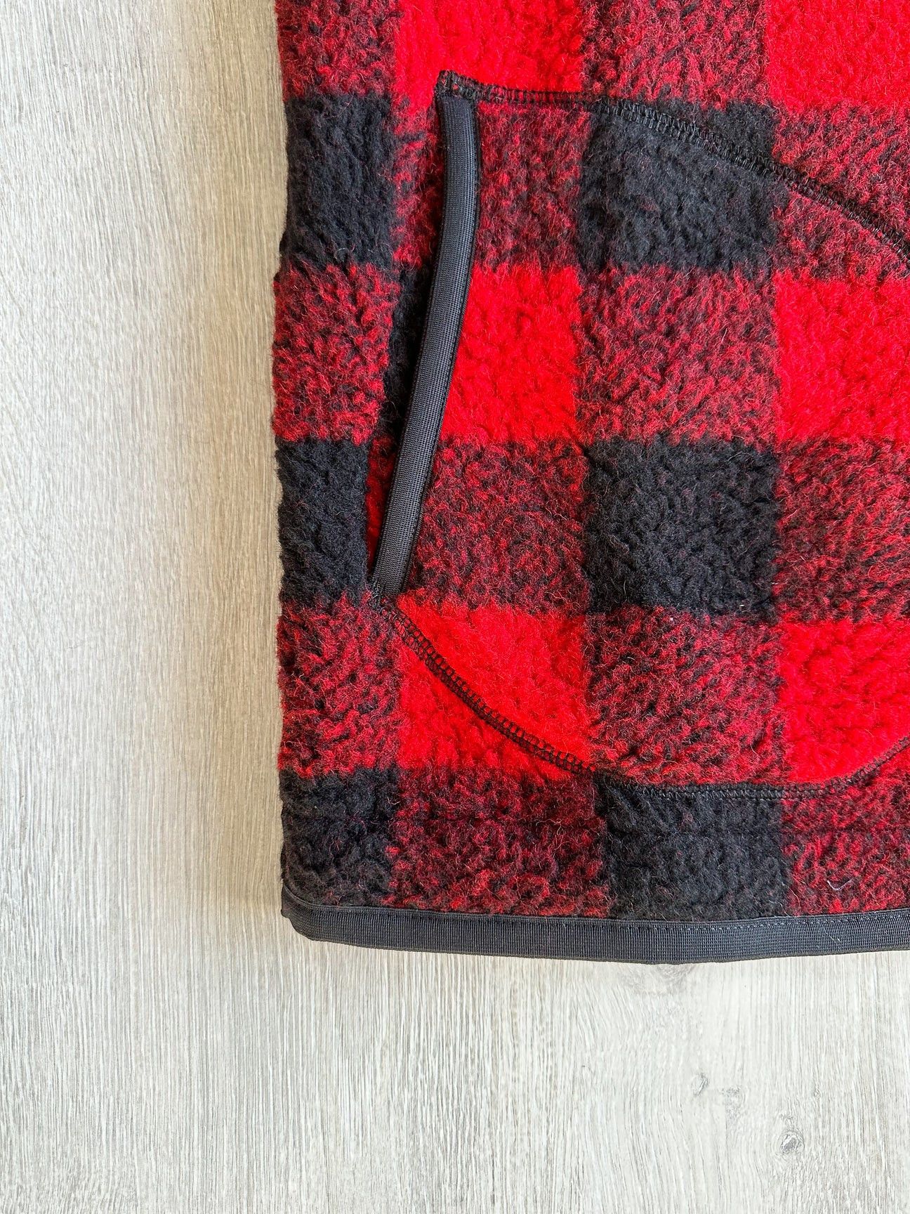 Drake's Drake's Buffalo Check Wool Bouclé Vest Gilet In Red Black Size US M / EU 48-50 / 2 - 4 Thumbnail