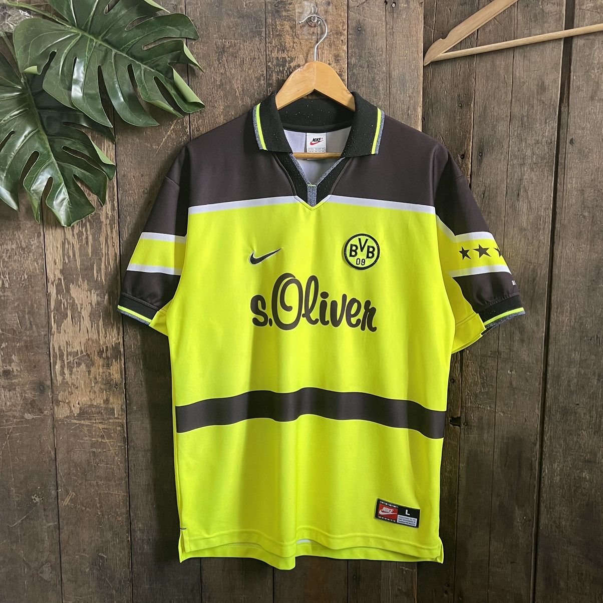 Nike Vintage Nike Borussia Dortmund 1997-98 Home Football Jersey | Grailed