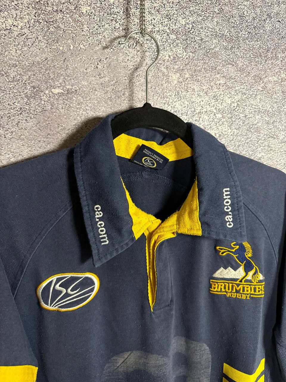 Other Rare Vintage Brumbies Rugby ISC Jersey Blokcore Small Size US S / EU 44-46 / 1 - 6 Thumbnail