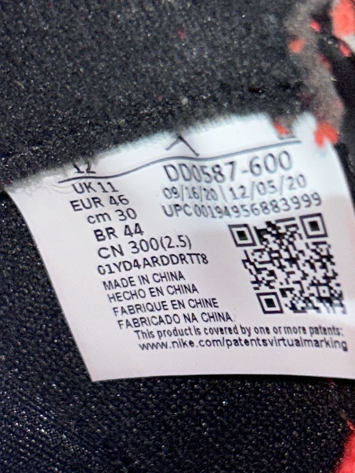 Jordan Brand Jordan 5 Retro Raging Bull Red (2021) DD0587-600 size 12 Size US 12 / EU 45 - 10 Thumbnail