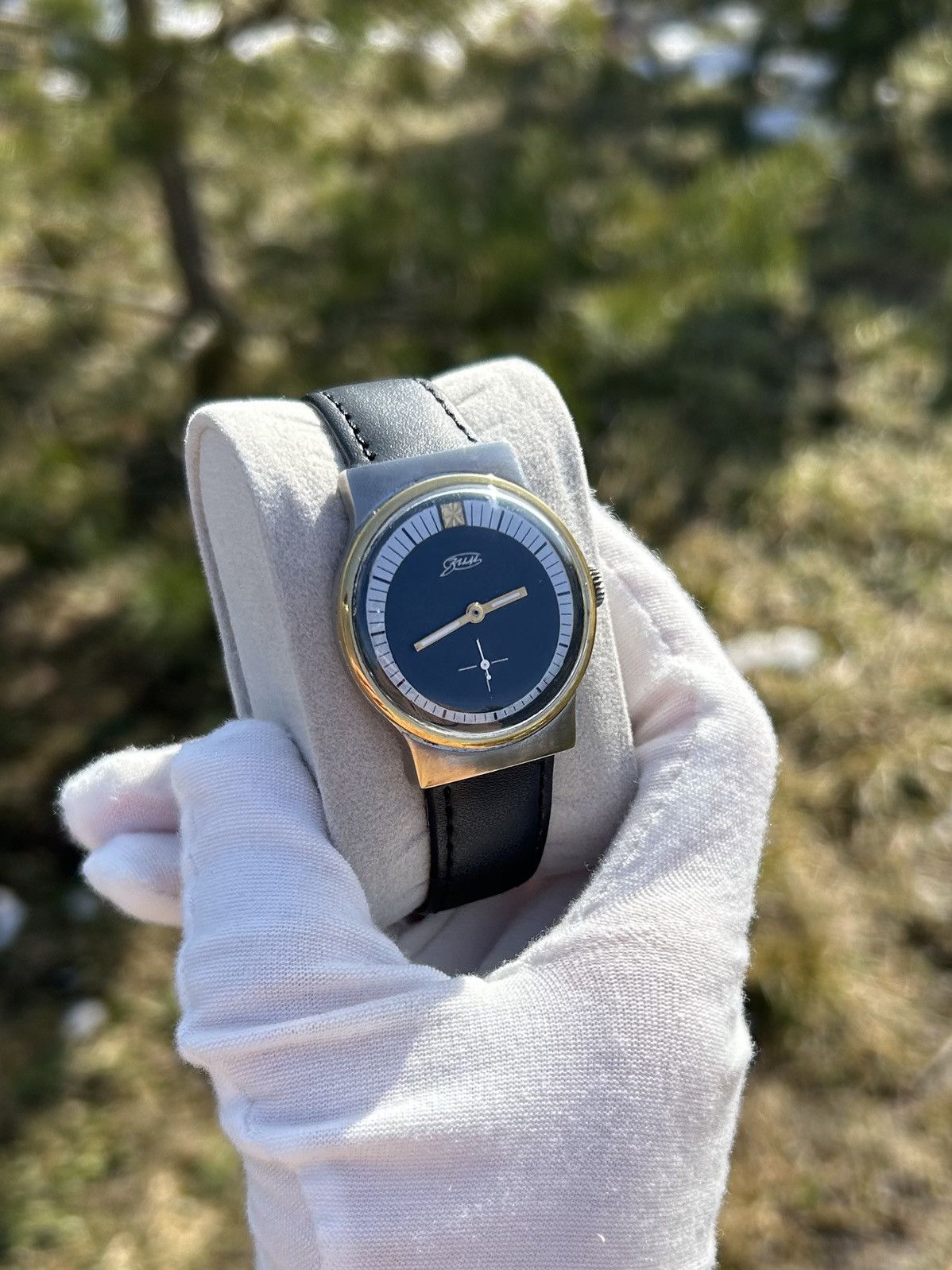 Vintage Vintage Watch Zim USSR Soviet Mechanical Retro 1970s Size ONE SIZE - 4 Thumbnail