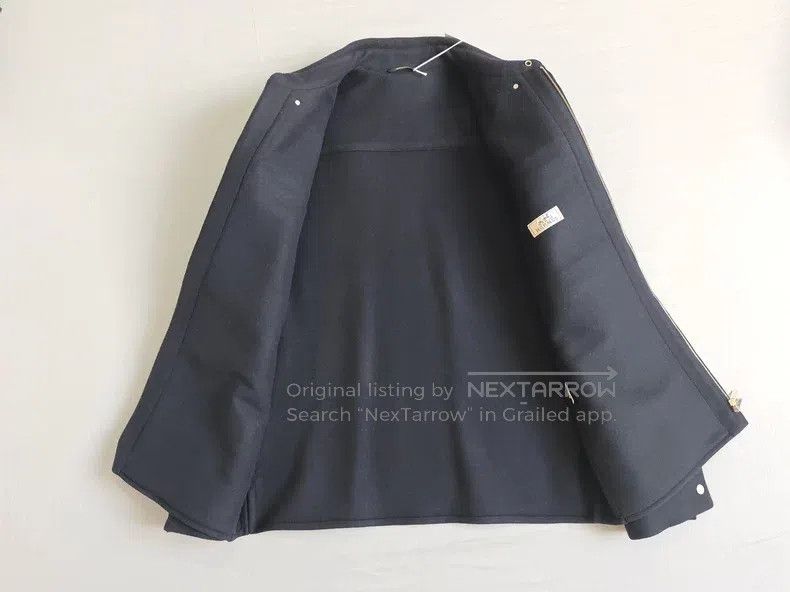 Hermes Hermes Men's wool jacket, navy blue, 100% wool, autumn and Size US L / EU 52-54 / 3 - 5 Thumbnail