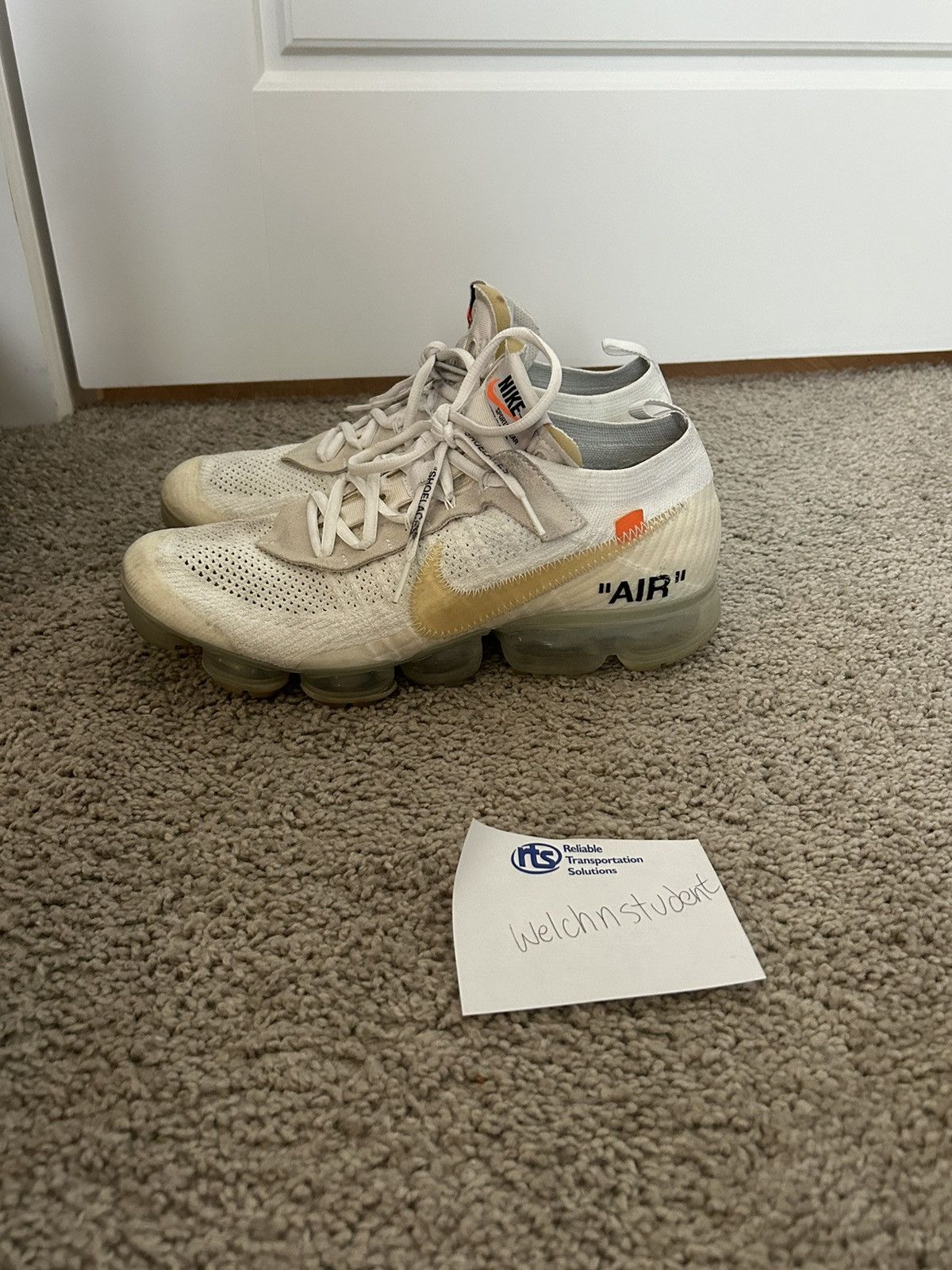 Nike × Off-White Nike Vapormax x Off-White Size US 10.5 / EU 43-44 - 3 Thumbnail