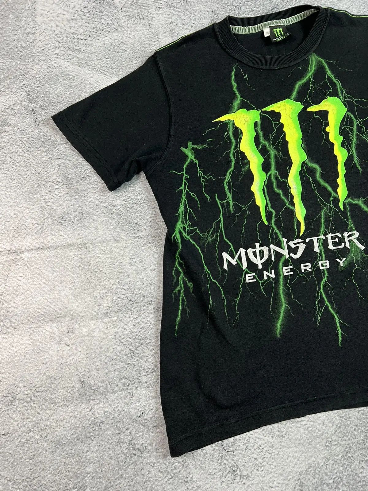 Vintage Monster energy big logo T-shirt Size US M / EU 48-50 / 2 - 2 Thumbnail