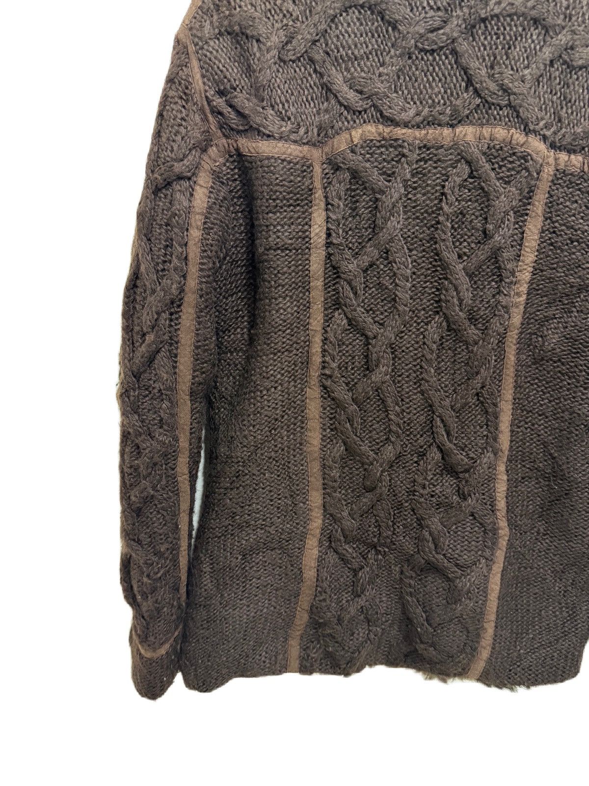 Nicole Club CABLE KNIT WITH FUR INNER NICOLE CLUB KAPITAL STYLE Size US M / EU 48-50 / 2 - 5 Thumbnail