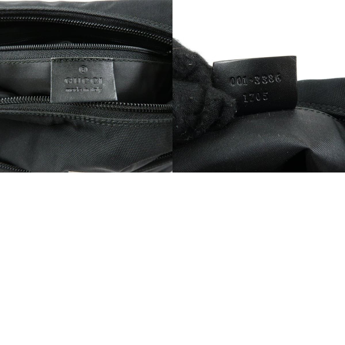 Gucci Gucci Nylon Shoulder Bag Black Size ONE SIZE - 8 Thumbnail