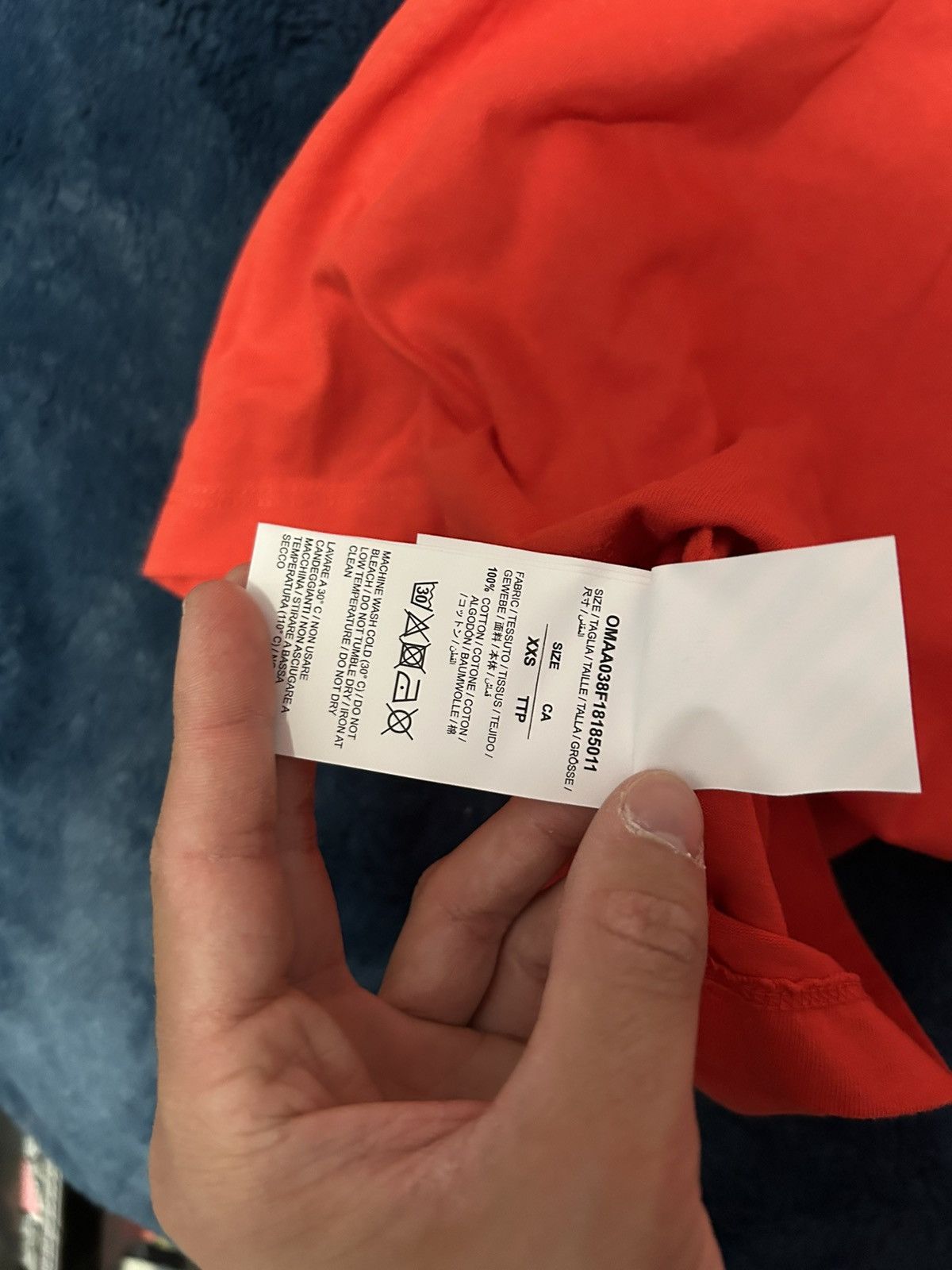 Off-White Off white virgil tee fits s Size US XXS / EU 40 - 7 Thumbnail
