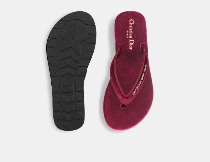 Dior o1w1db11024 Thong Sandals in Scarlet Red Size US 10 / IT 40 - 5 Thumbnail
