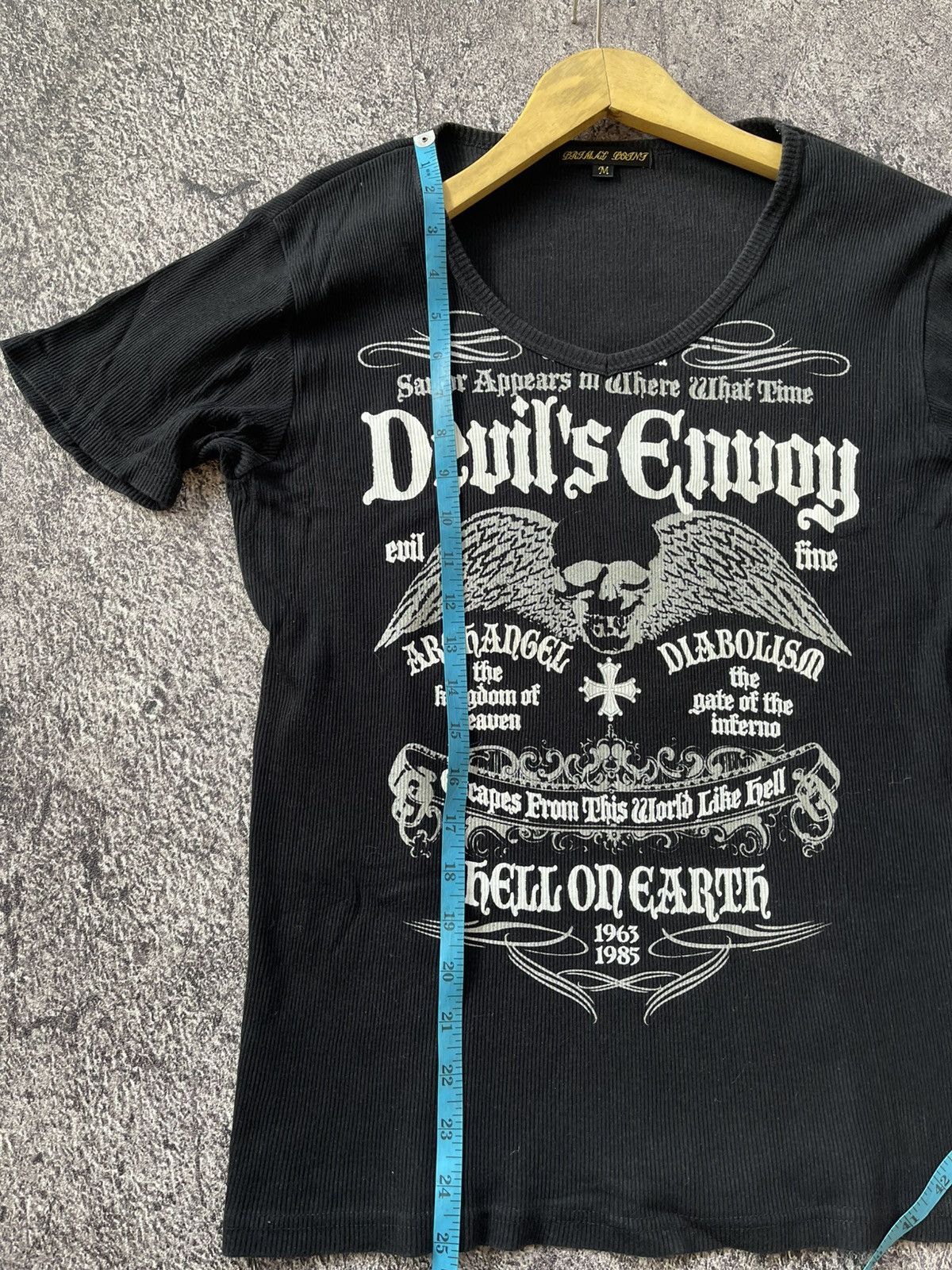 Hysteric Glamour × If Six Was Nine × Japanese Brand Y2k Devil’s Envy skull ifsixwasnine style tee Size US M / EU 48-50 / 2 - 10 Thumbnail