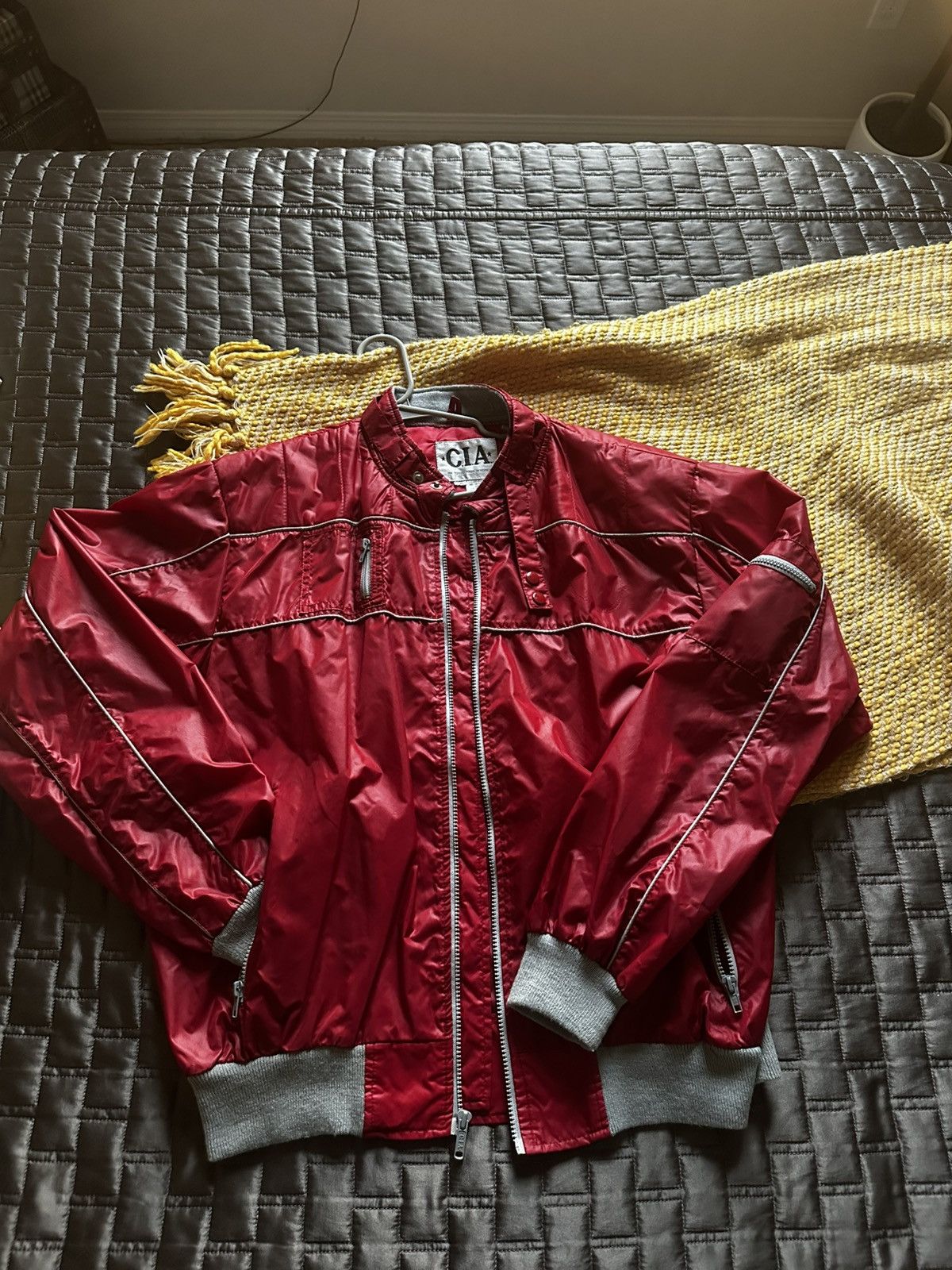 Other Red & Gray C.I.A Jacket made in Korea Size US L / EU 52-54 / 3 - 1 Thumbnail