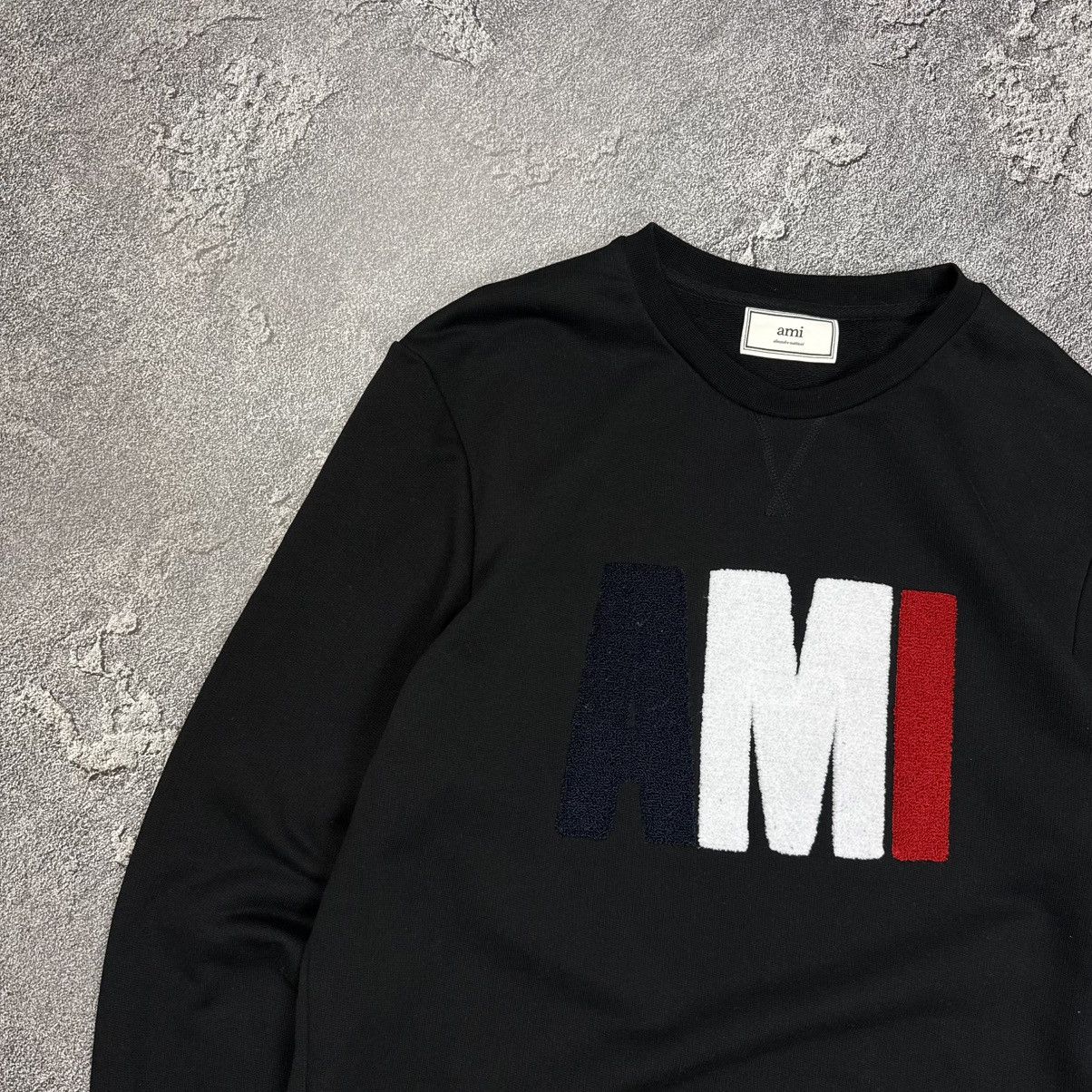 AMI AMI Sweatshirt Big Logo Black Size L Size US L / EU 52-54 / 3 - 4 Thumbnail