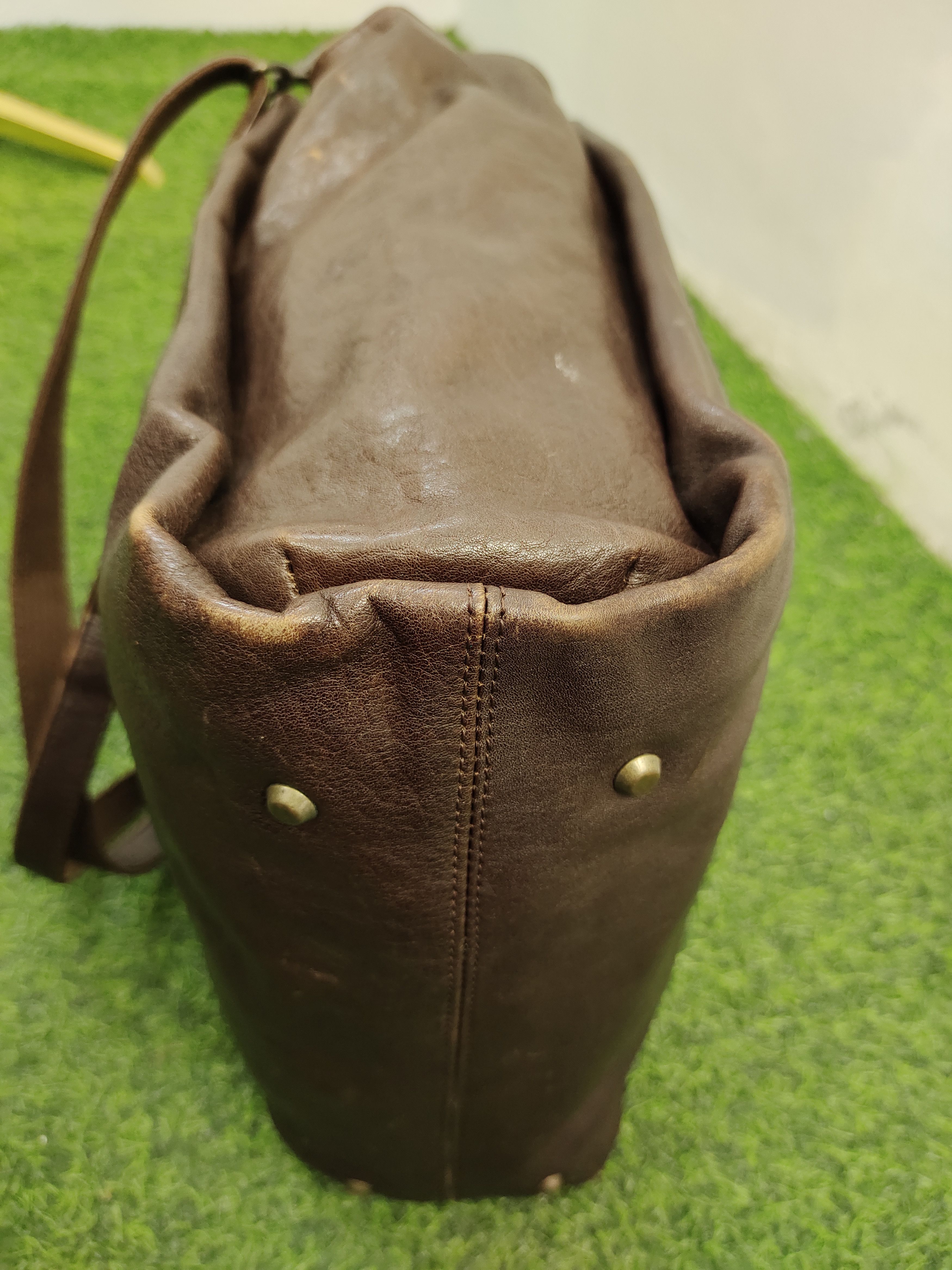 Japanese Brand Vintage Efffys Closet Handmade In Japan Leather Shoulder Bag Size ONE SIZE - 7 Thumbnail