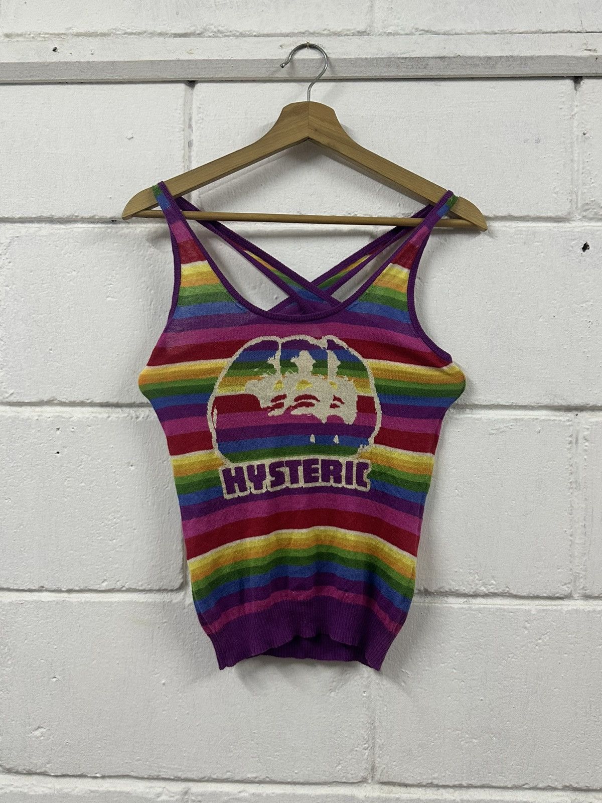 Hysteric Glamour Hysteric Glamour Knitwear Colourful Tank Top Size US XS / EU 42 / 0 - 2 Thumbnail
