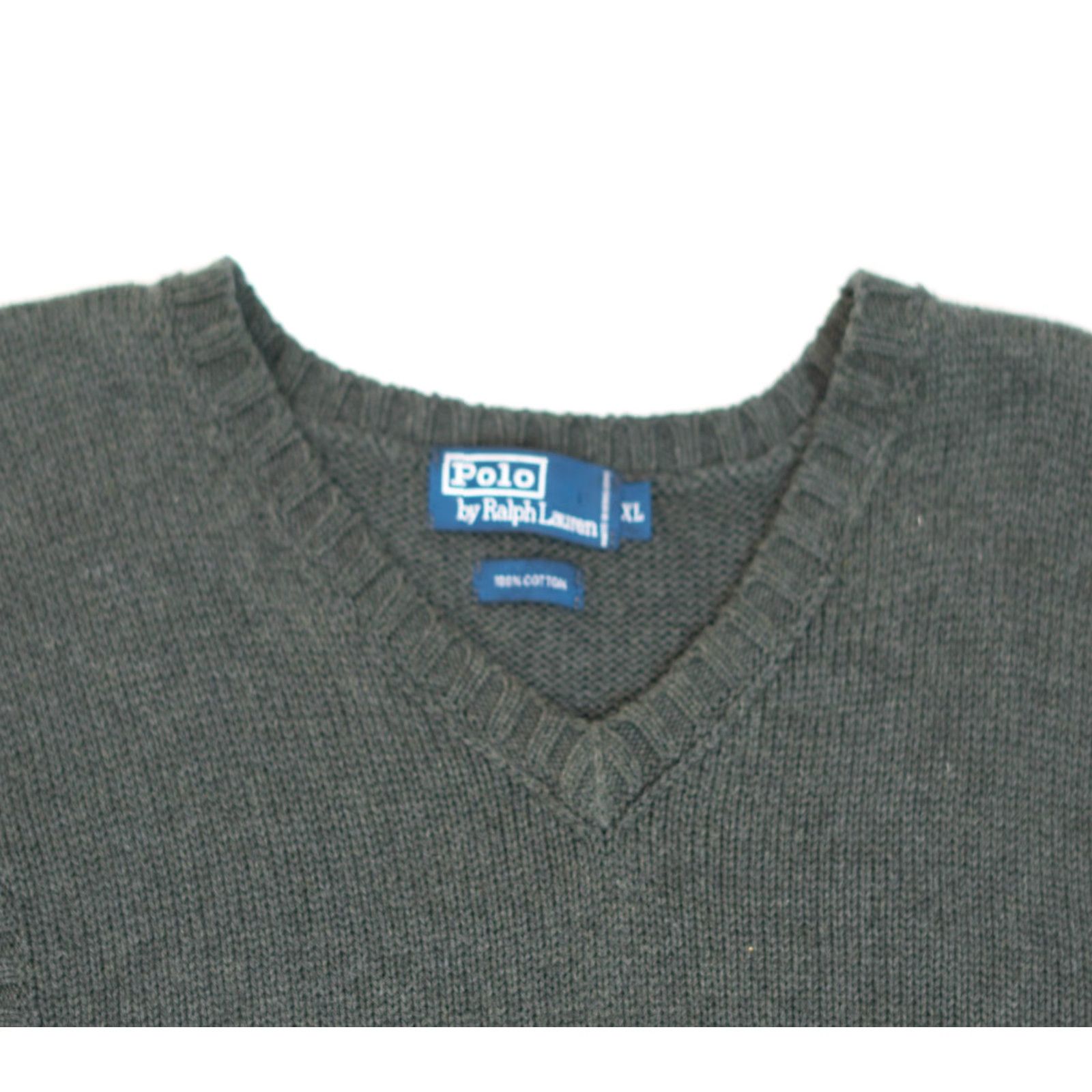 Polo Ralph Lauren VINTAGE Polo Ralph Lauren Knit Sweater Vest Mens XL Gray 100% Cotton 80s 90s Size US XL / EU 56 / 4 - 5 Thumbnail