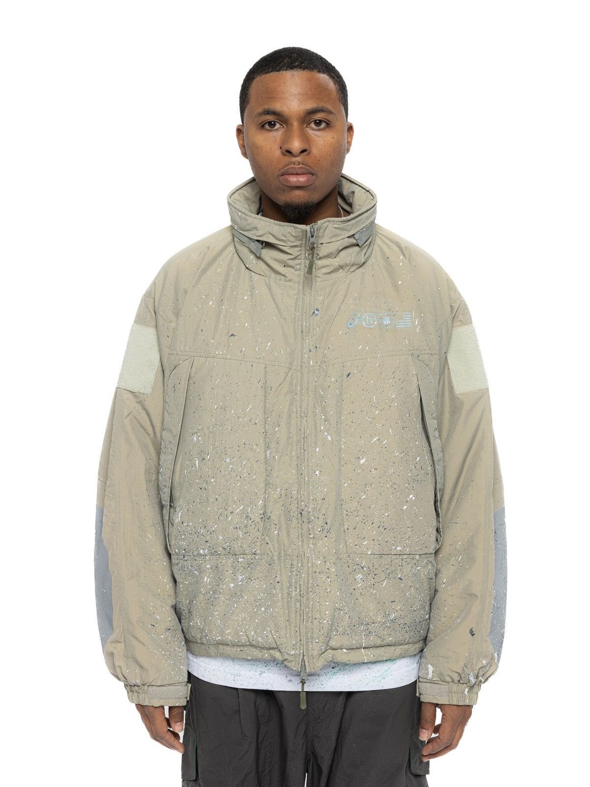 Asics × HIDDEN Hidden NY x Asics Painted Military Primaloft Jacket Size US L / EU 52-54 / 3 - 4 Thumbnail