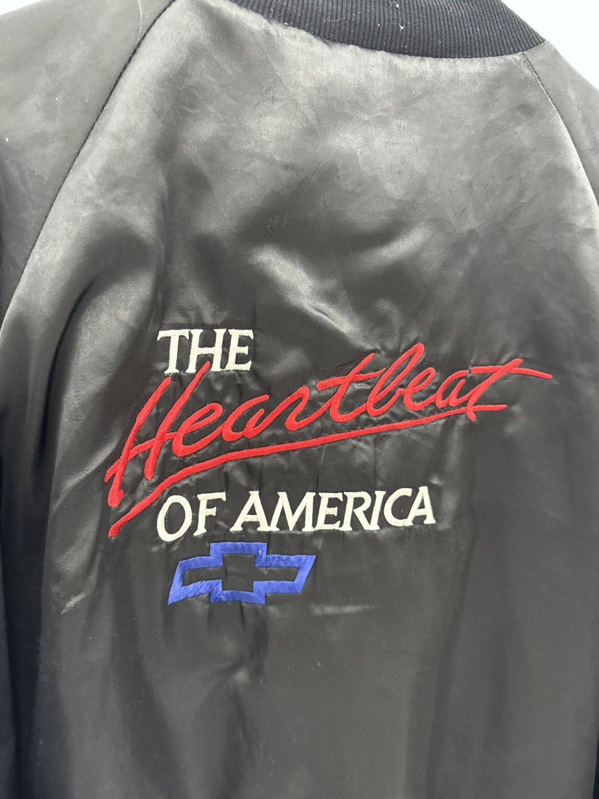 Chevrolet Distressed 80s~90s CHEVROLET The Heartbeat of America Jacket Size US XL / EU 56 / 4 - 7 Thumbnail