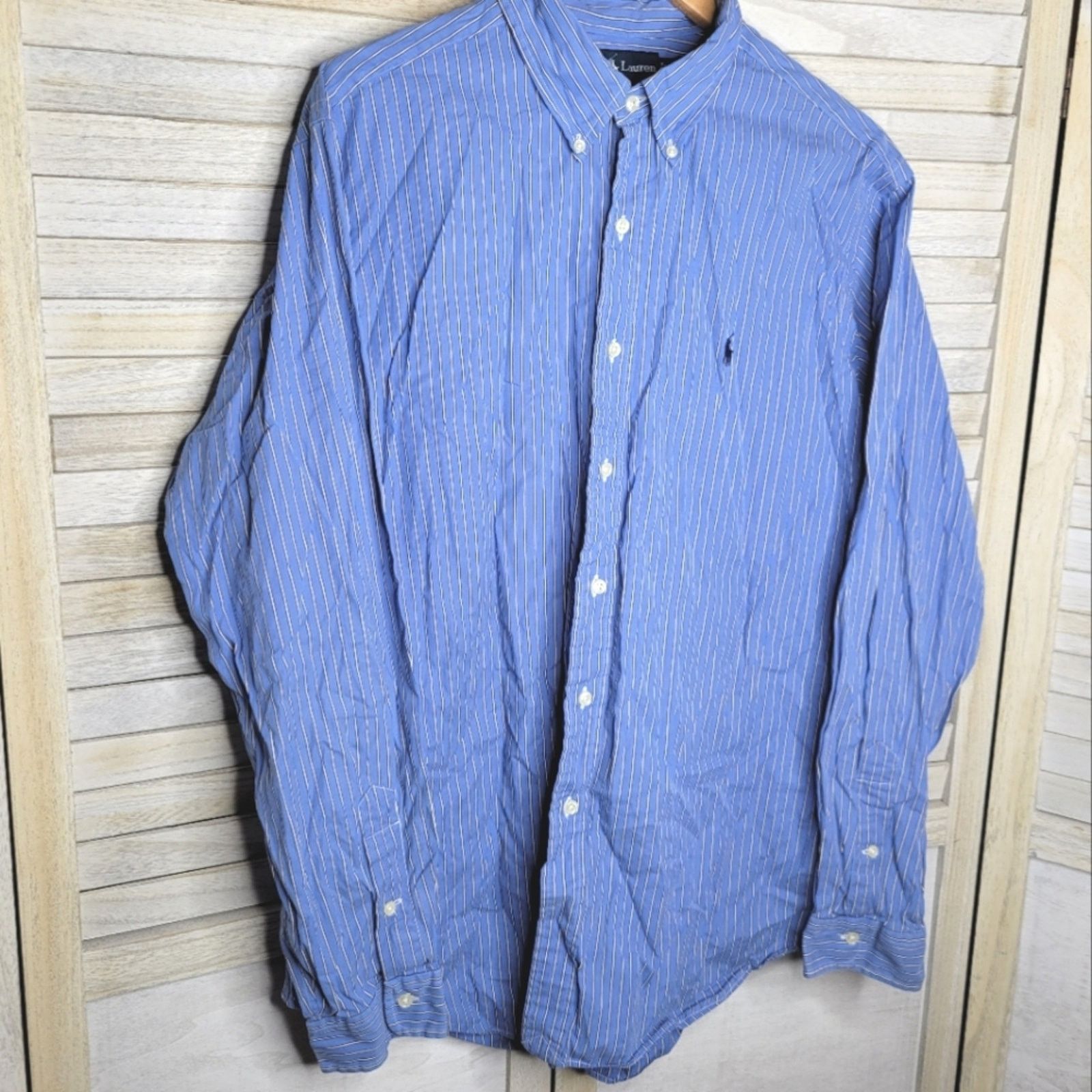 Ralph Lauren Blue Label Ralph Lauren XL Button Down Long Sleeve Mens Classic Shirt Size US XL / EU 56 / 4 - 2 Thumbnail