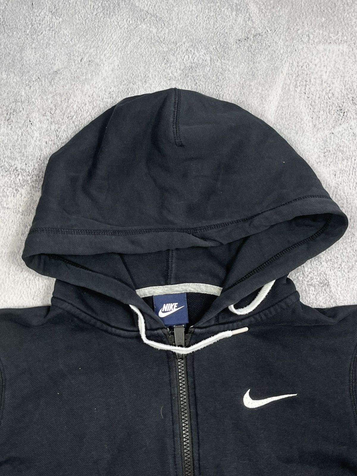 Vintage Vintage Y2K Nike small swoosh hoodie streetwear sizeL Size L / US 10 / IT 46 - 5 Thumbnail