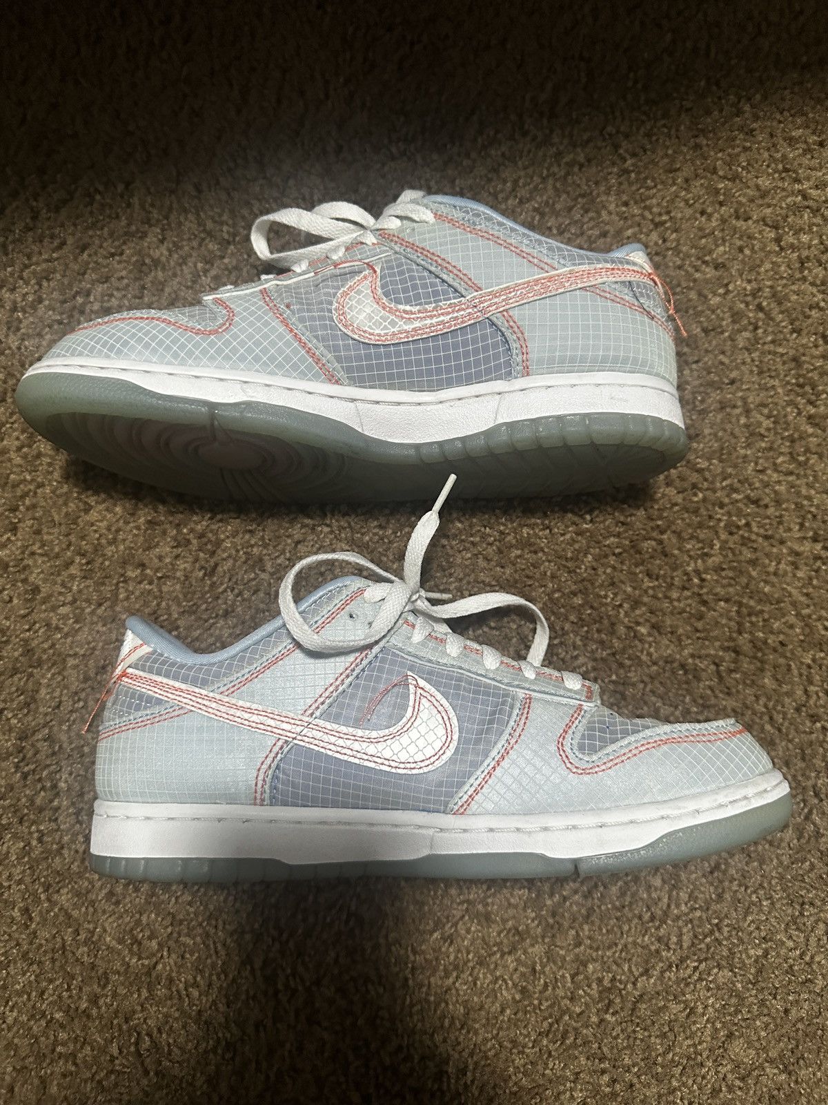 Nike × Vintage Nike Dunk Low Union Passport Pack Argon Size US 7.5 / EU 40-41 - 2 Thumbnail