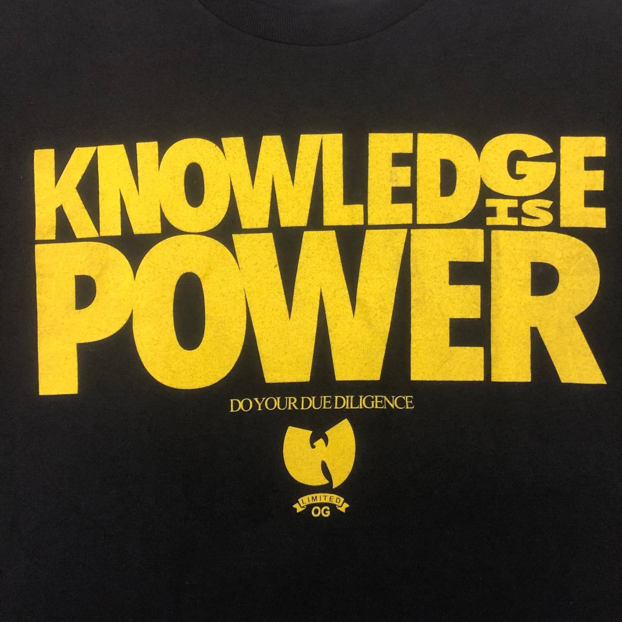 Wu-Tang Clan T500 KNOWLEDGE IS POWER X WUTANG TEE Size US M / EU 48-50 / 2 - 4 Thumbnail
