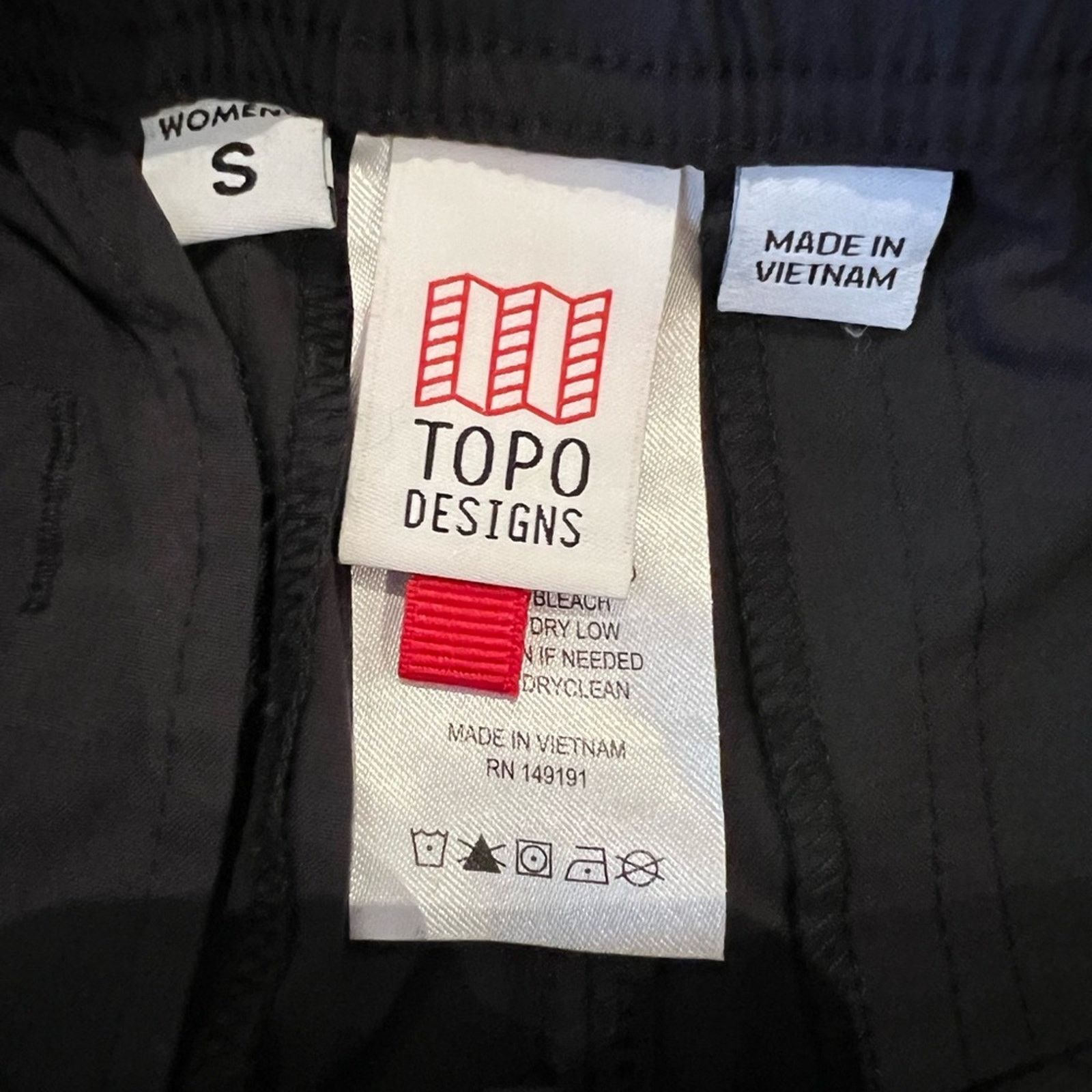 Topo Designs Topo Designs black outdoor tech nylon weather resistant pant Size 26" / US 2 / IT 38 - 4 Thumbnail
