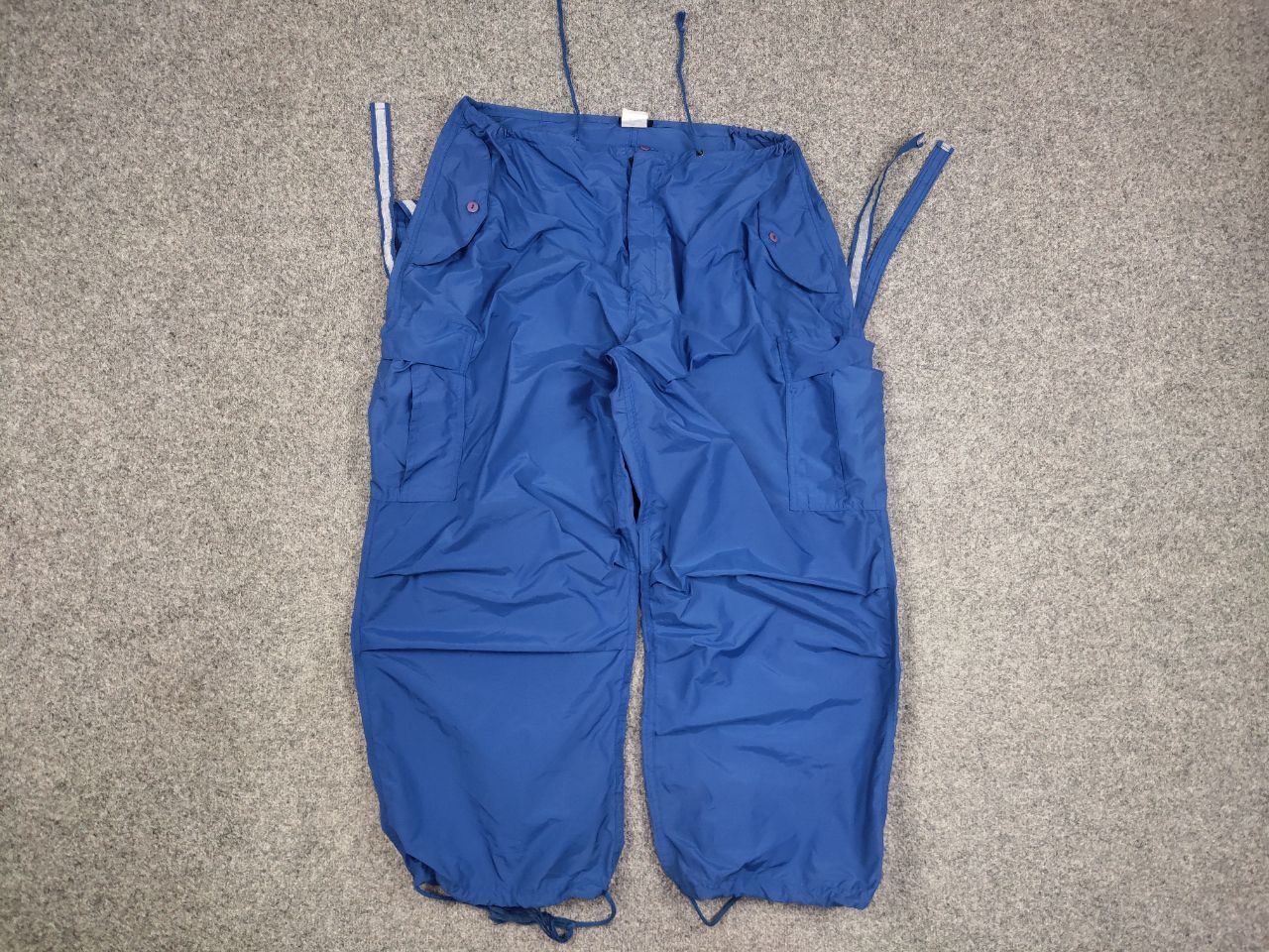 Japanese Brand Rare Vintage MT:2 Japanese Parachute Baggy Cargo Blue Pants Size US 34 / EU 50 - 7 Thumbnail