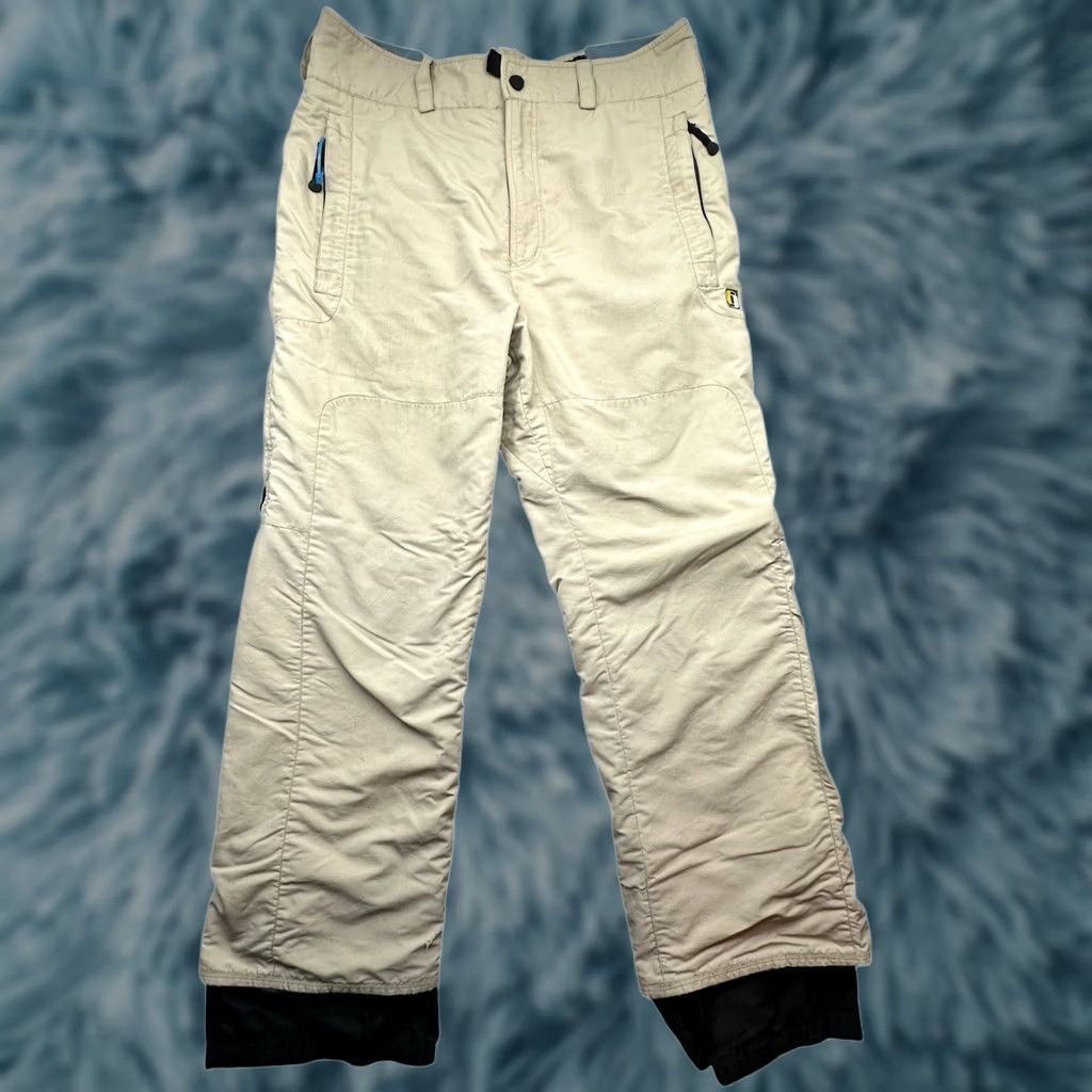 Burton Burton Toast Snow Pants Mens XL Beige Khaki Snowboarding Ski Pants with Pockets Zipper Rise High 34 In Inseam Casual Regular Nylon Polyester Mens Size US 36 / EU 52 - 1 Thumbnail