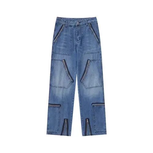Vintage fade cargo jeans Size US 34 / EU 50 - 1 Thumbnail