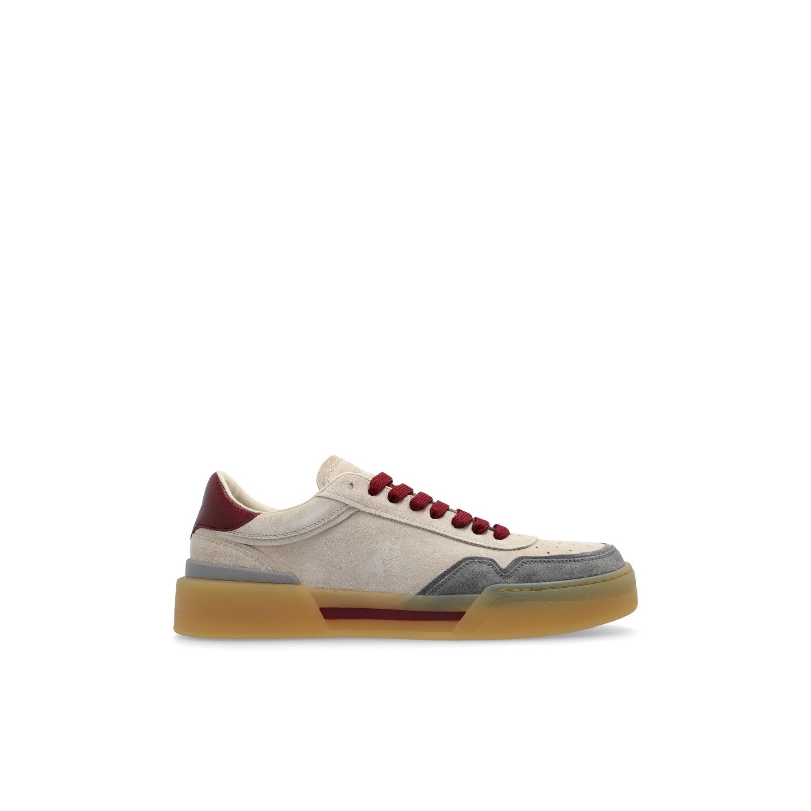 DOLCE&GABBANA New Roma Beige Suede Sneakers New & Authentic