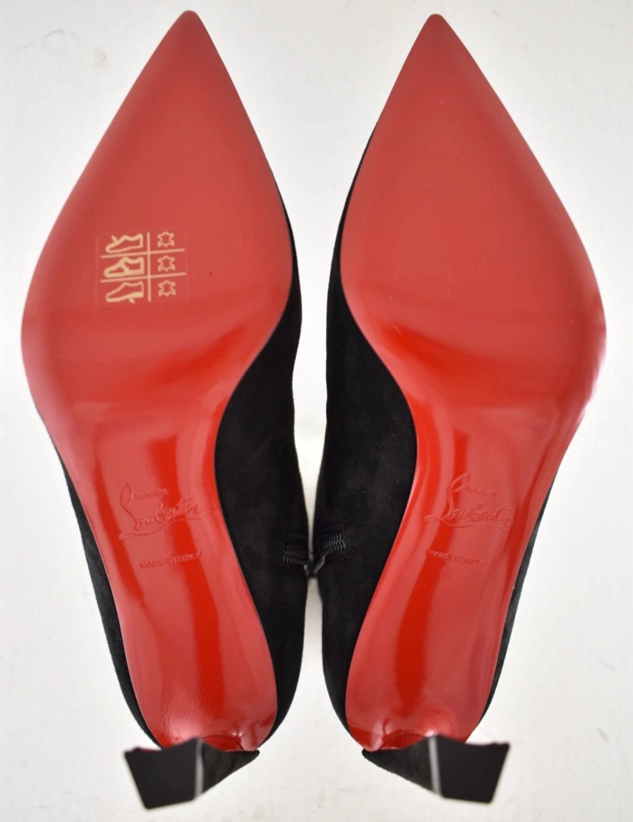 Christian Louboutin Condora Booty 85 Black Suede Pointed Ankle Heel Boot 36.5 Size US 6.5 / IT 36.5 - 14 Thumbnail