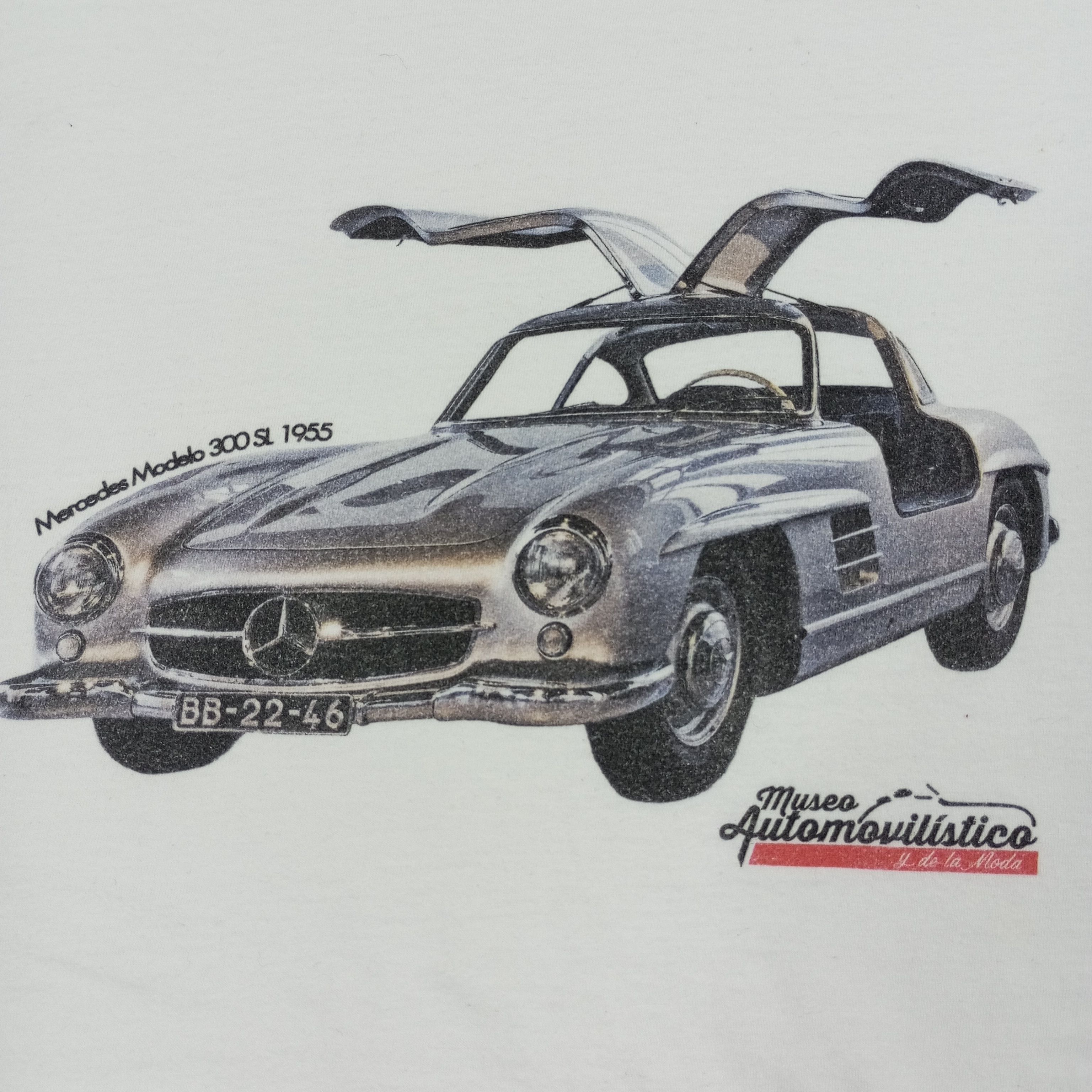 Mercedes-Benz × Vintage Mercedes Modela 300 SL 1995 Classic Design Style Tshirt Size US XL / EU 56 / 4 - 2 Thumbnail