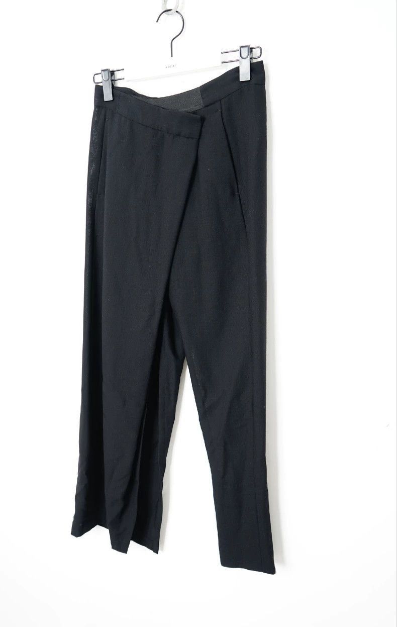 Ann Demeulemeester ann demeulemeester asymmetrical wide-leg pants Size US 32 / EU 48 - 2 Thumbnail