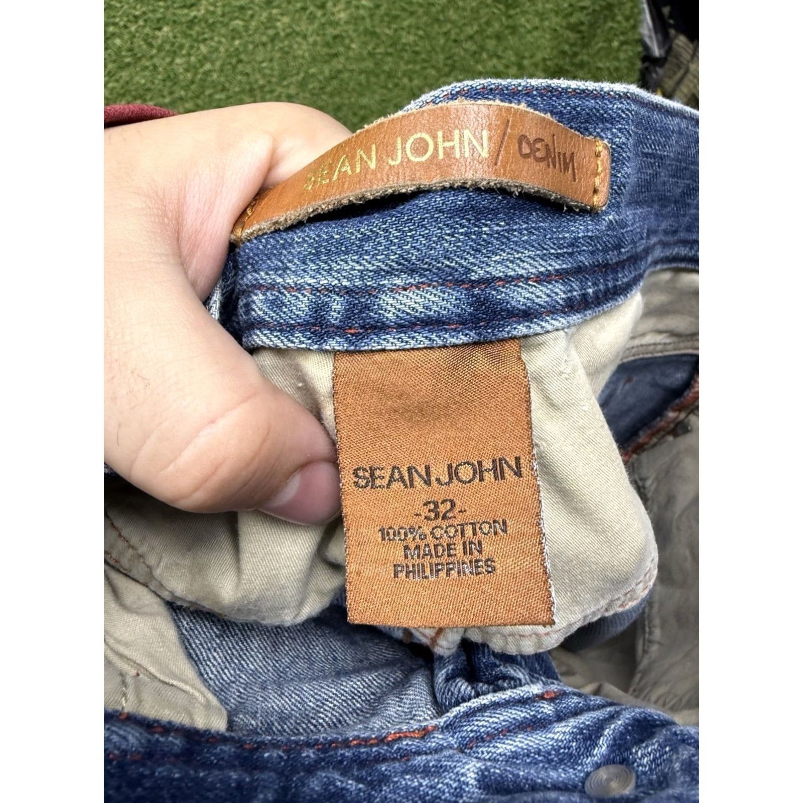 Sean John VINTAGE Sean John Baggy Jeans Mens 32x32 Hip Hop Grunge Skater Y2K Wide Leg Jeans Mens 32 Blue 90s Grunge Hip Hop City Band Size US 32 / EU 48 - 3 Thumbnail