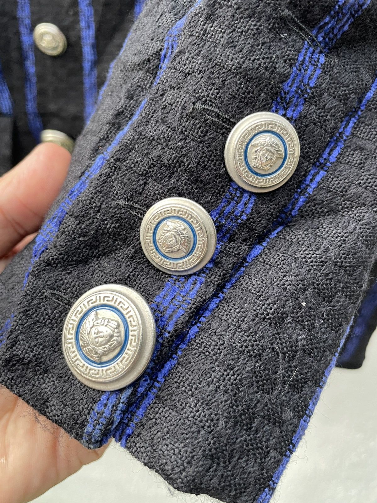 Versace Jeans Couture Authentic VERSACE Blazer Size 38S - 12 Thumbnail