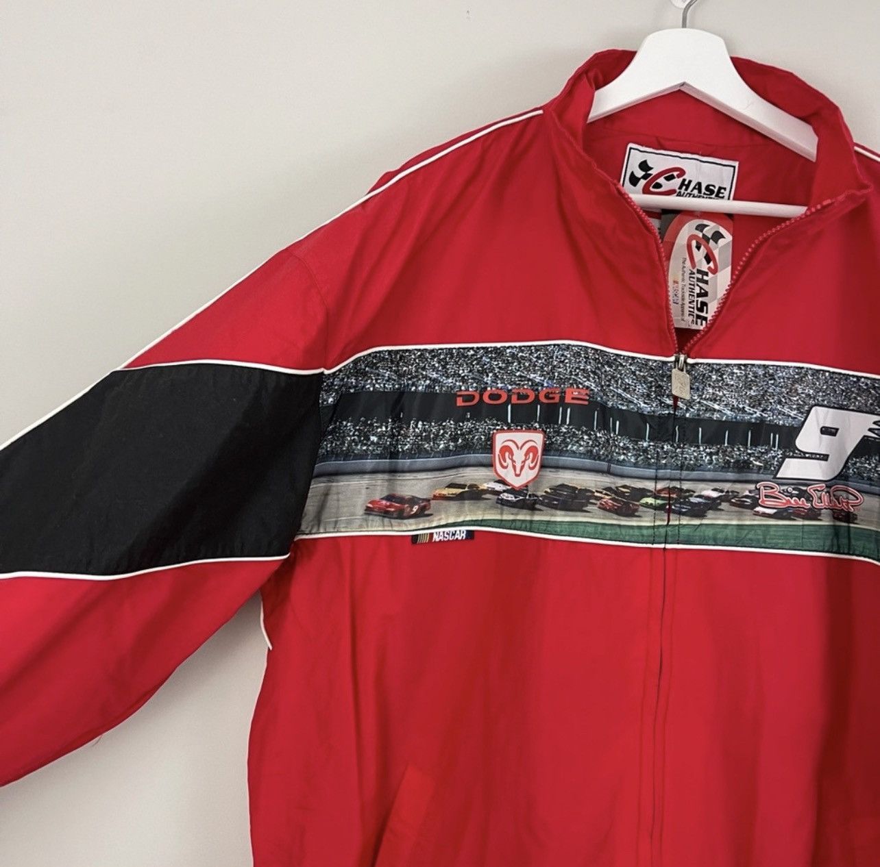 Chase Authentics × NASCAR × Vintage VTG Chase Authentics Bill Elliott NASCAR Motorsports Jacket Size US XXL / EU 58 / 5 - 9 Thumbnail