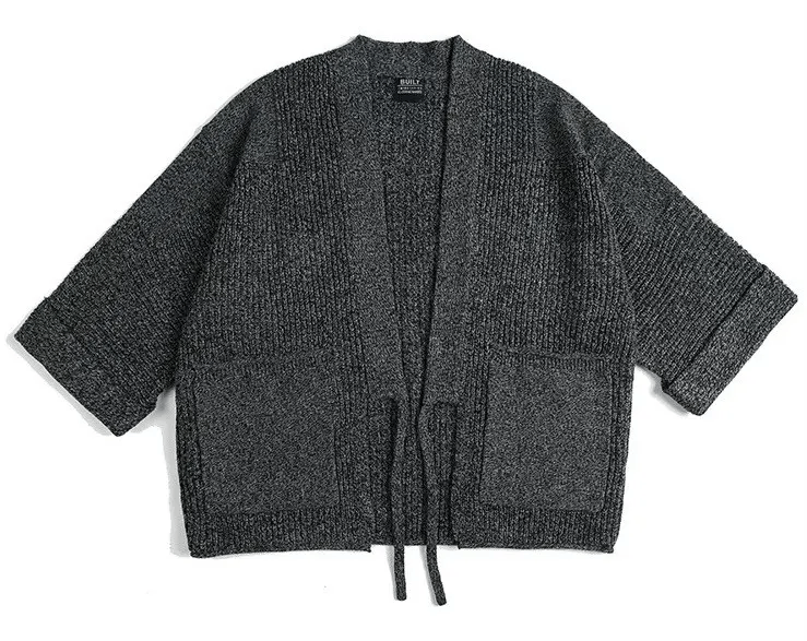 Japanese Brand Retro fashion knit kimono cardigan jacket Size US XL / EU 56 / 4 - 6 Thumbnail