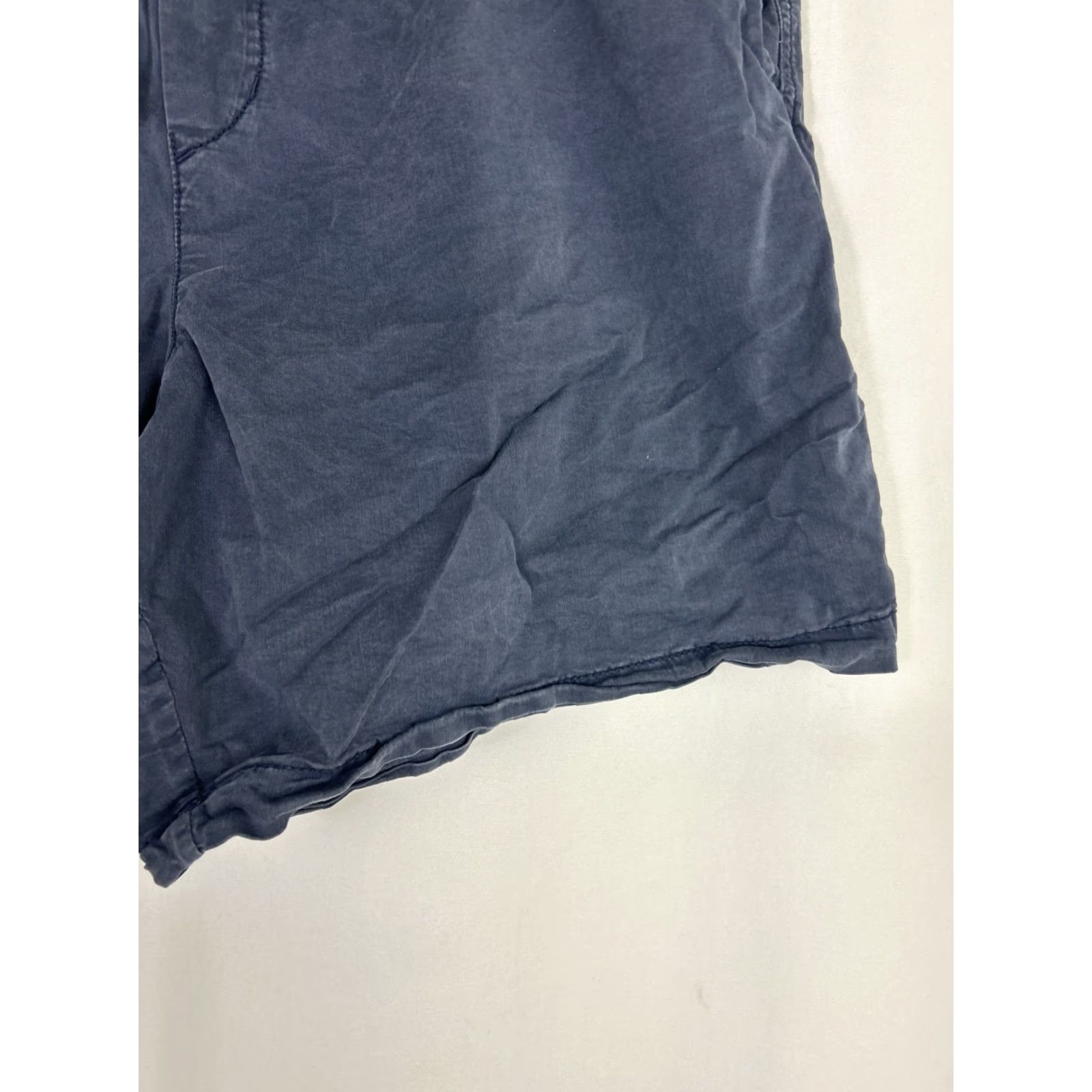 American Eagle Outfitters American Eagle Mens XL Navy Blue Shorts Cotton Blend Drawstring 38x7 Elastic Size US 36 / EU 52 - 3 Thumbnail